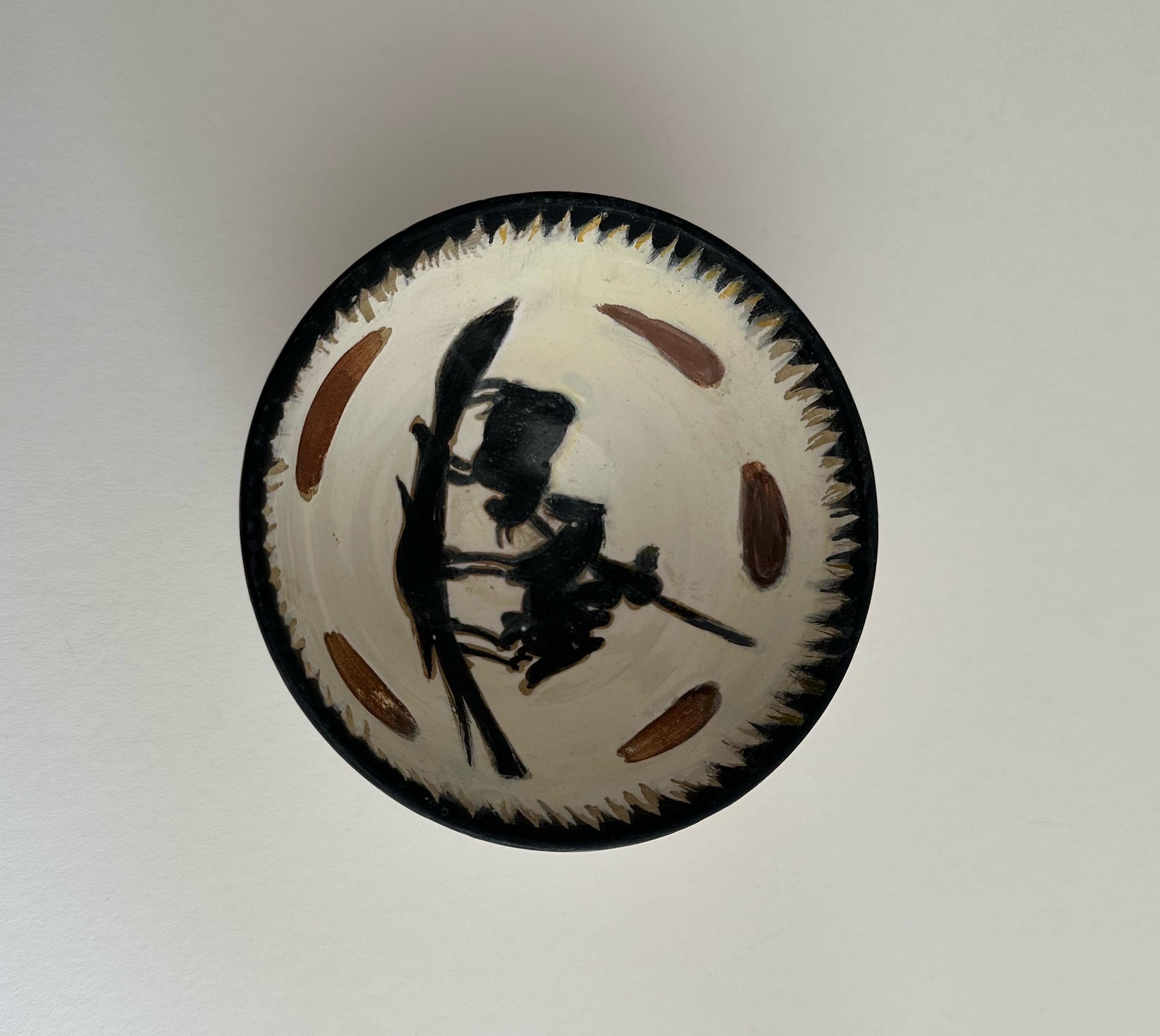 Mid-20th Century Picasso Ceramic Bowl For Sale