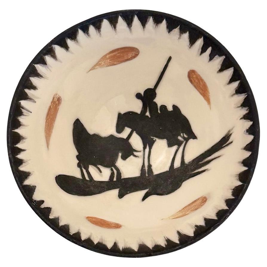 Taza de cerámica Picasso "Picador" Edición Madoura 1955 en venta