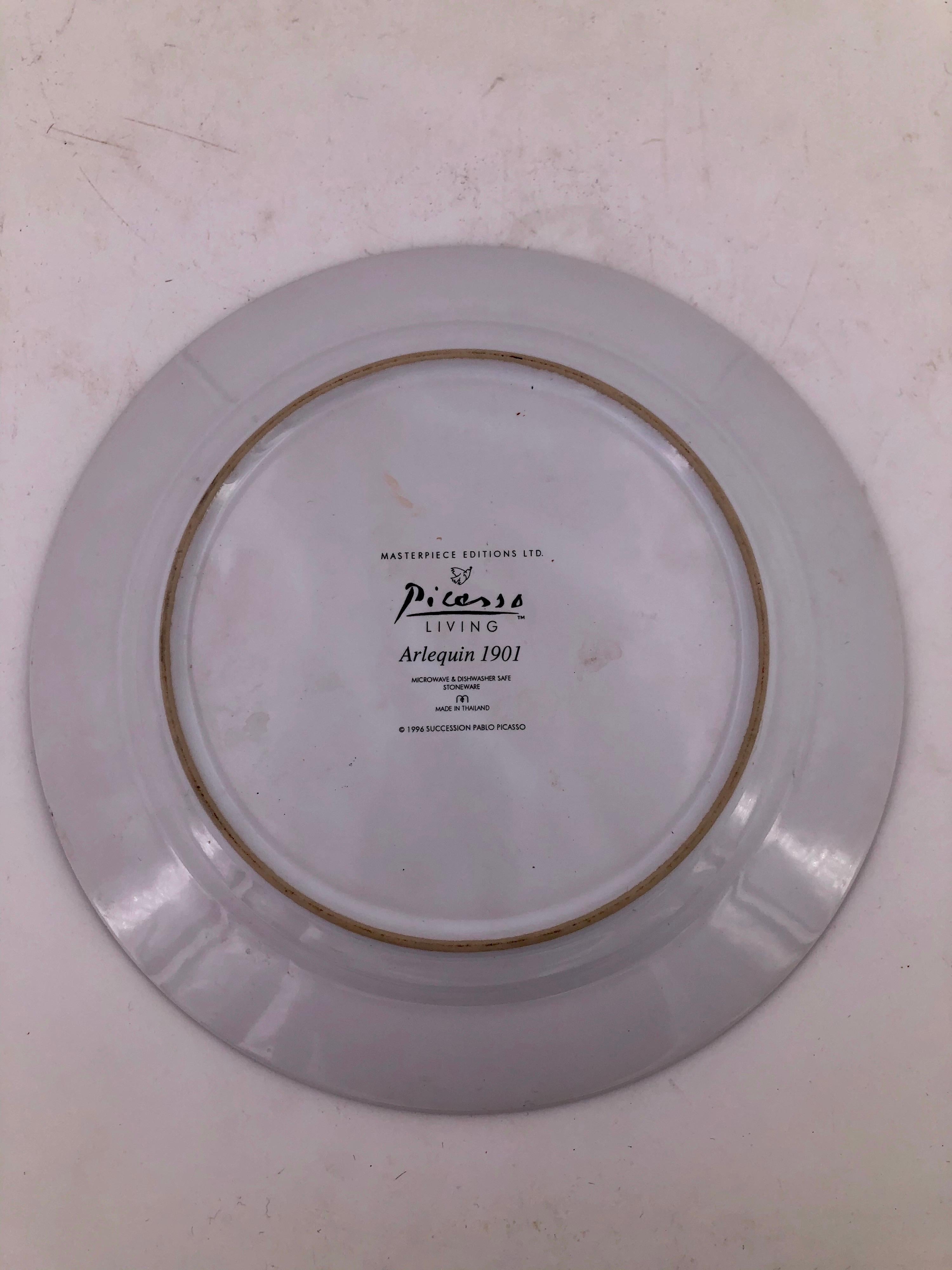 Mid-Century Modern Picasso Ceramic Decorative Plate 