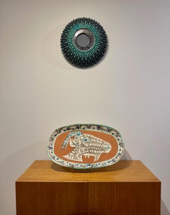 Pablo Picasso Goat's Head Ceramic Dish, White Earthenware, Madoura, 1952