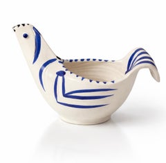 Picasso Ceramic Edition Madoura , Pitcher "Sujet Colombe" 1959