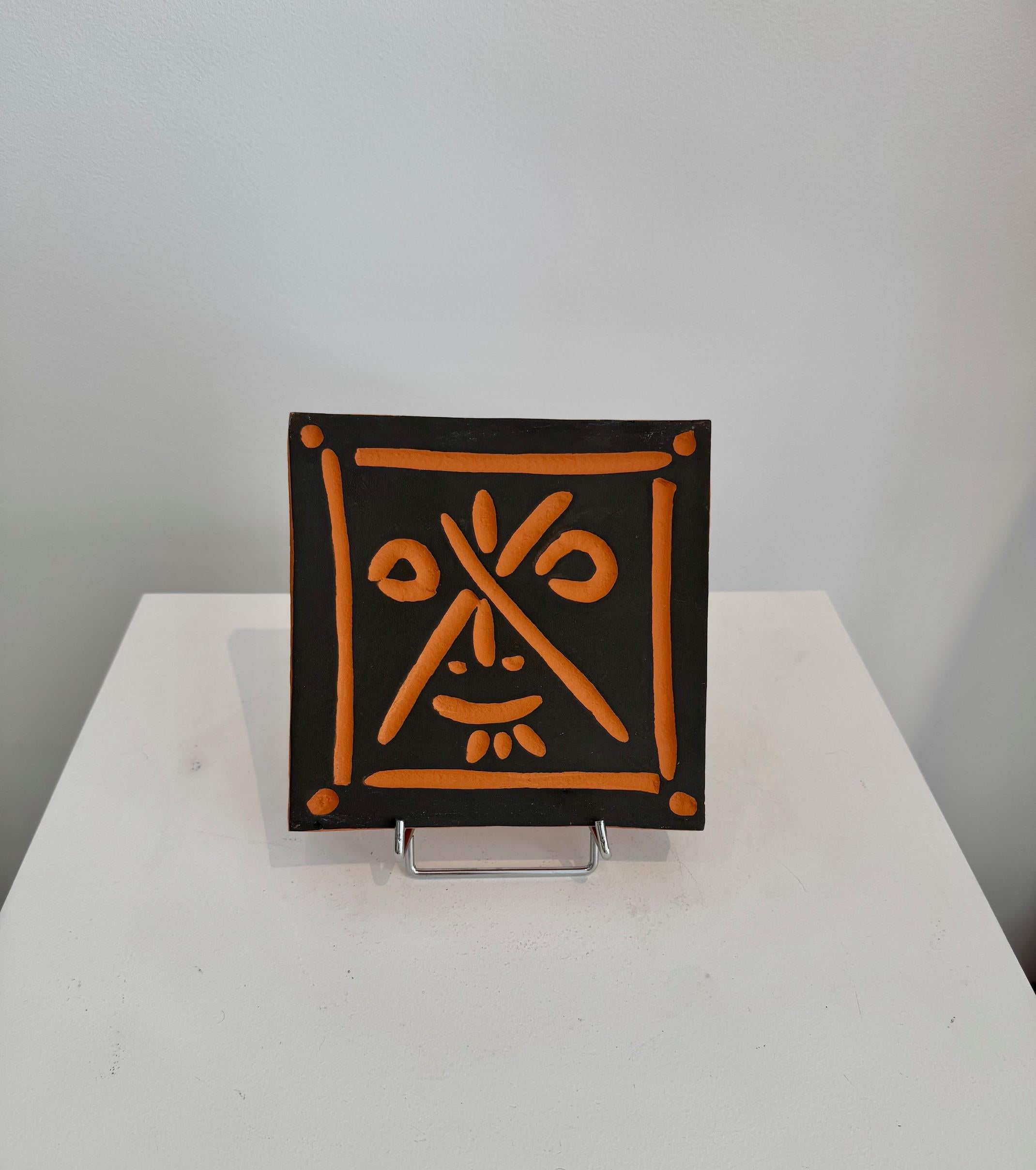 Picasso Ceramic Edition Madoura , Square plaque 