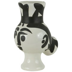 Picasso Ceramic Pitcher "Chouette Femme" by Madoura