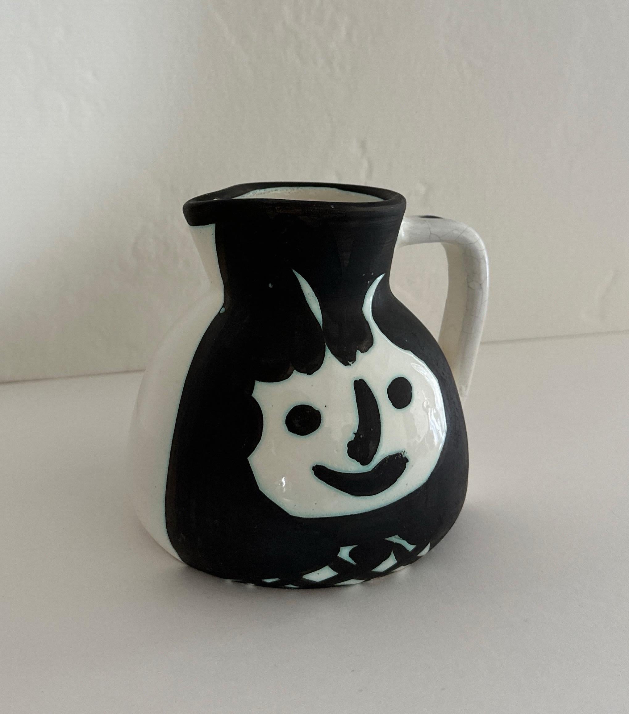 Picasso Ceramic Pitcher In Good Condition For Sale In Los Angeles, CA