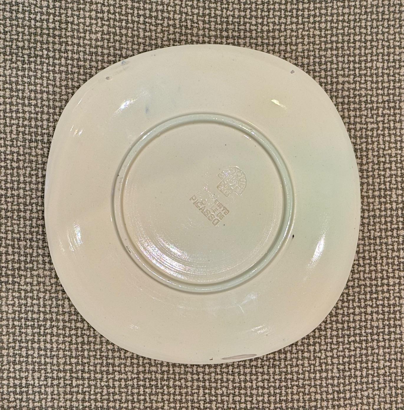 French Picasso Ceramic Plate  
