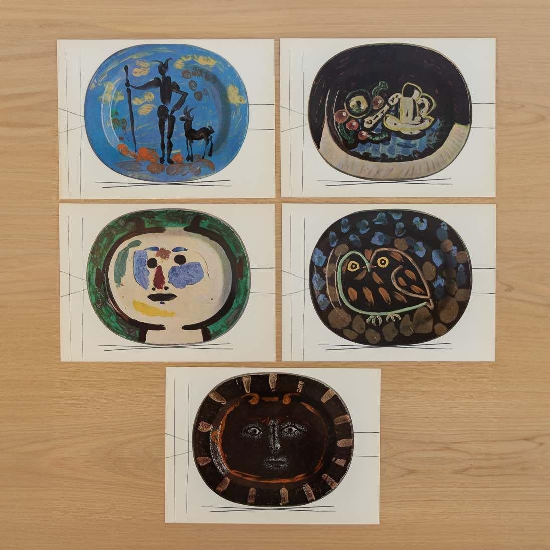 Picasso Ceramic Plate Portfolio Book  In Good Condition For Sale In Los Angeles, CA