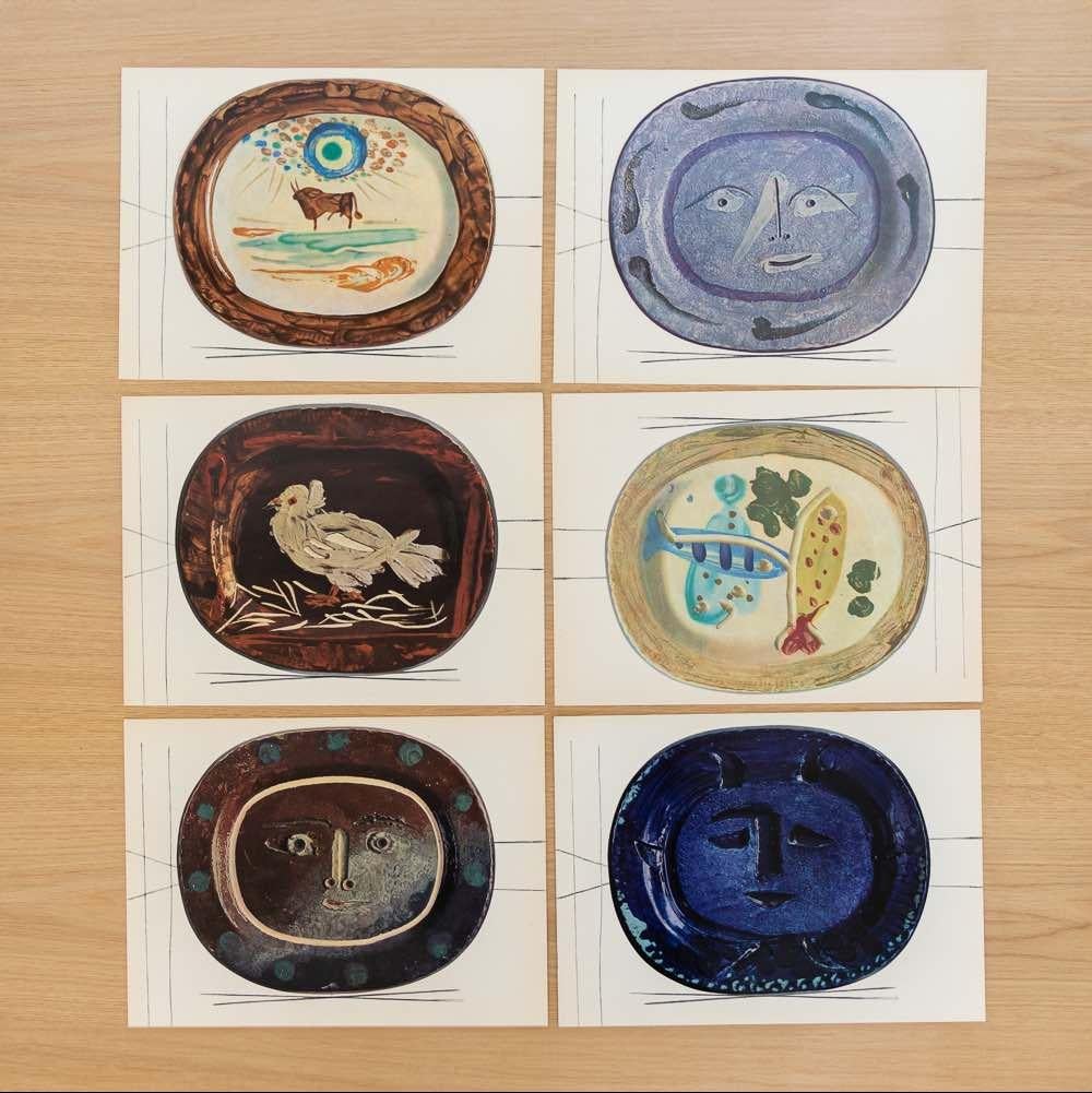 Picasso Ceramic Plate Portfolio Book In Good Condition In Los Angeles, CA