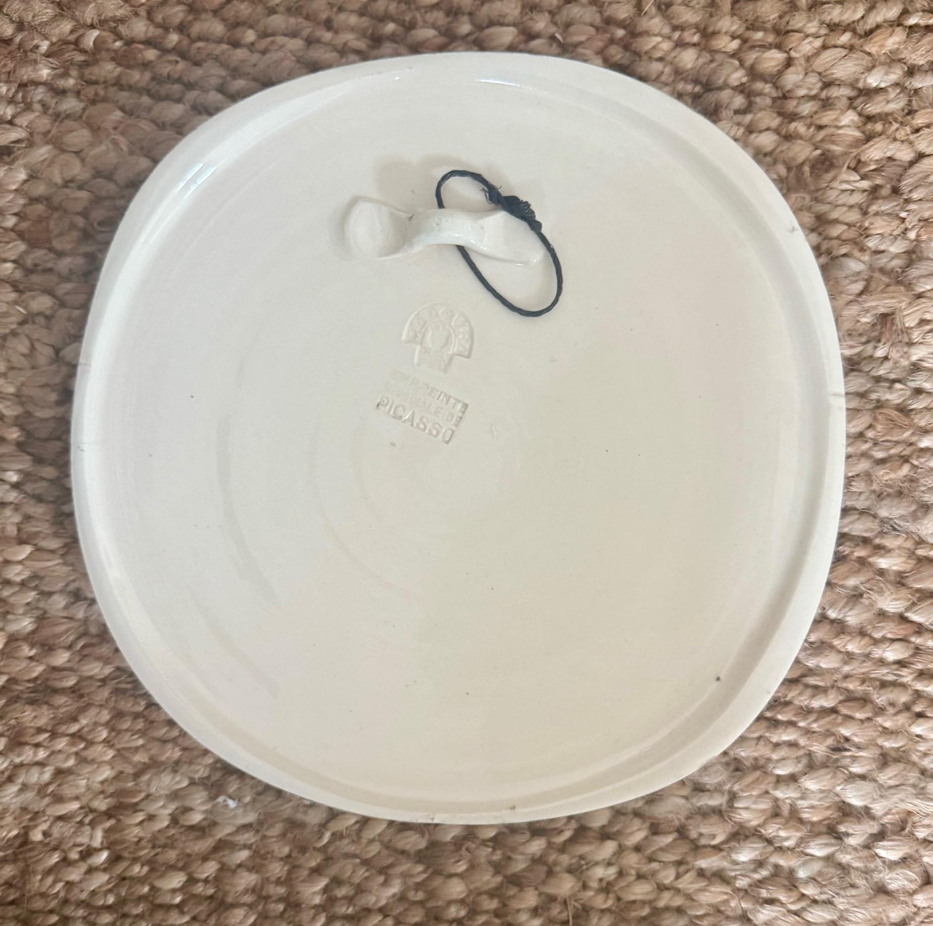 Mid-20th Century Picasso Ceramic Wall plate 