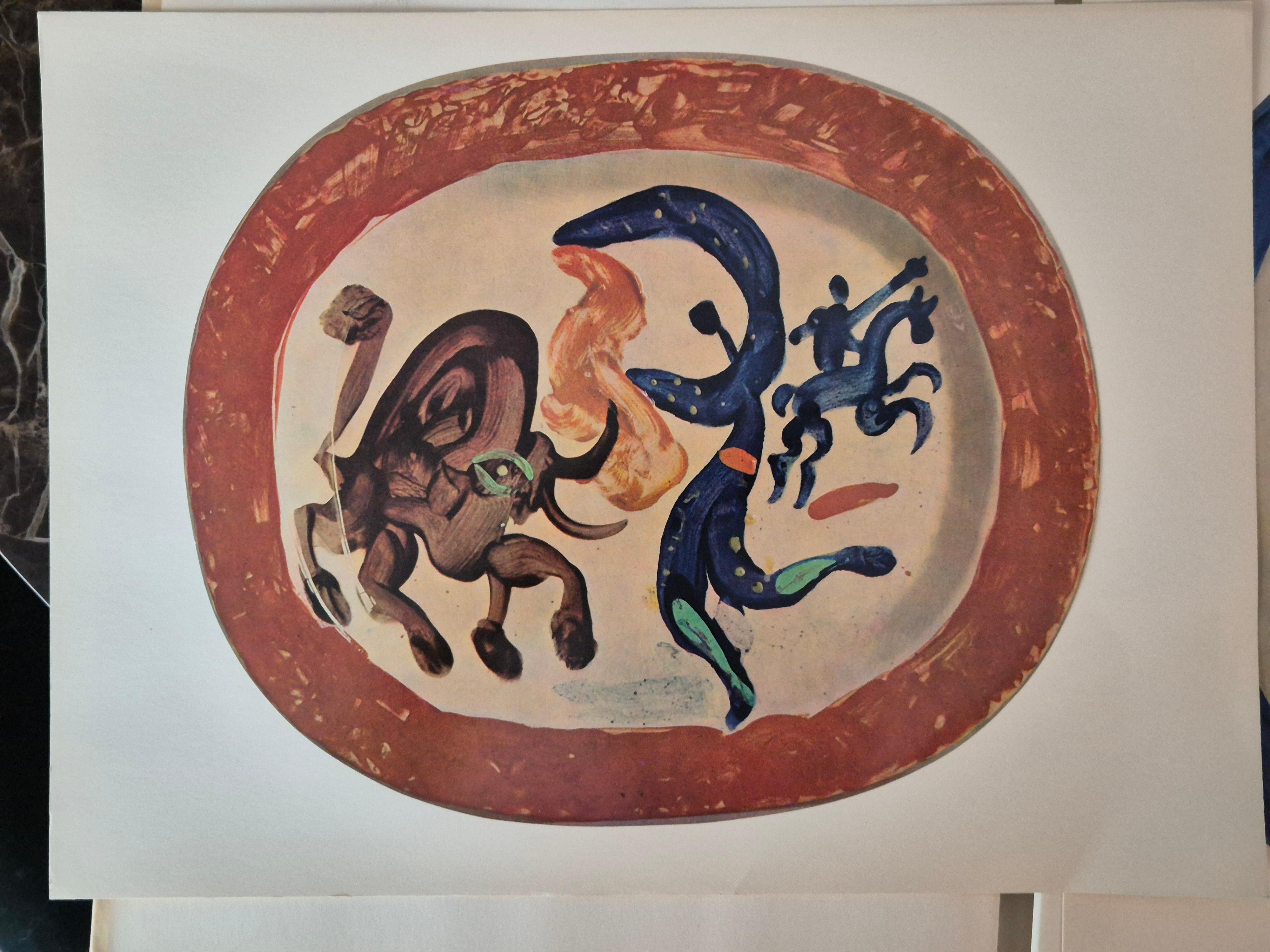 Cerámica Picasso, 1959 ed. carpeta de Albert Skira, Ginebra con 17 grabados. mediados del siglo XX