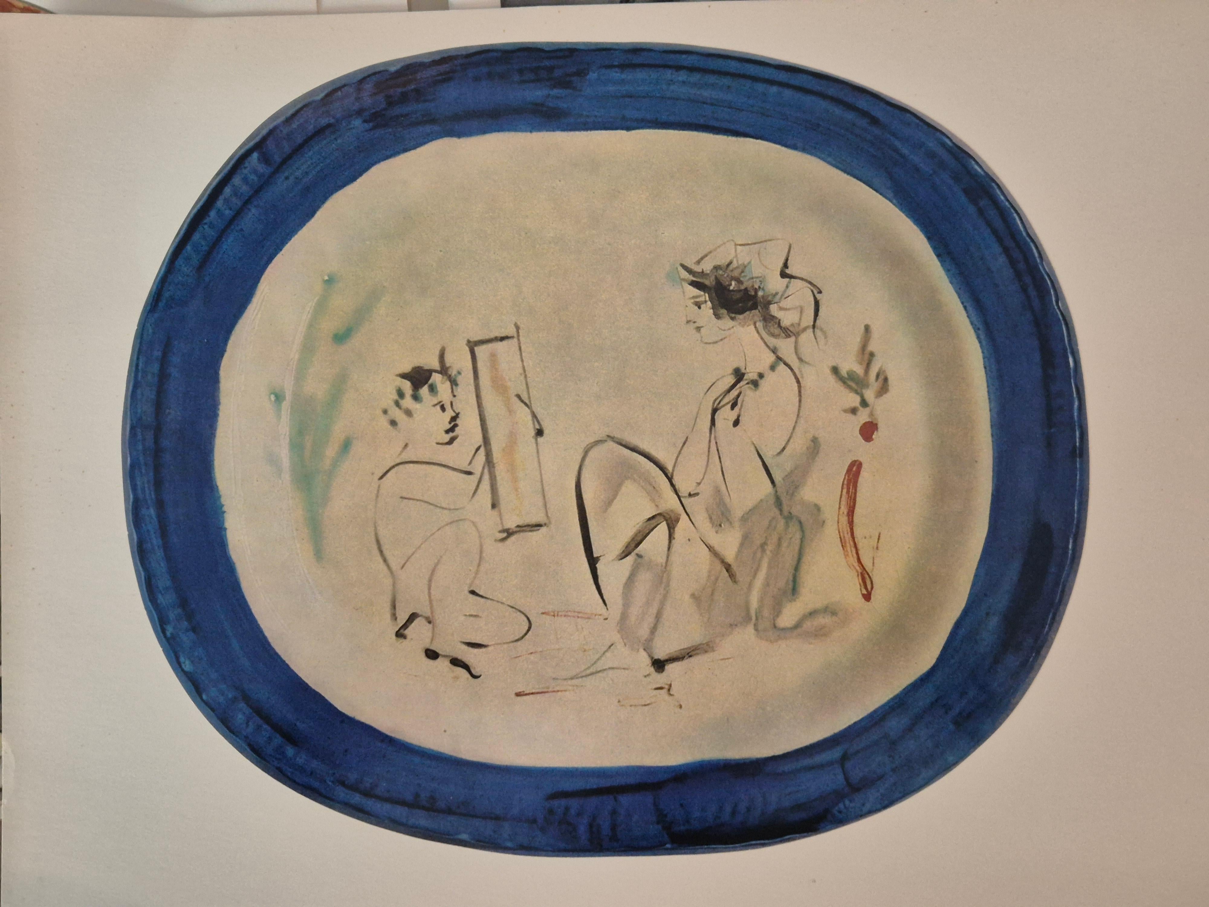 Cerámica Picasso, 1959 ed. carpeta de Albert Skira, Ginebra con 17 grabados. Papel