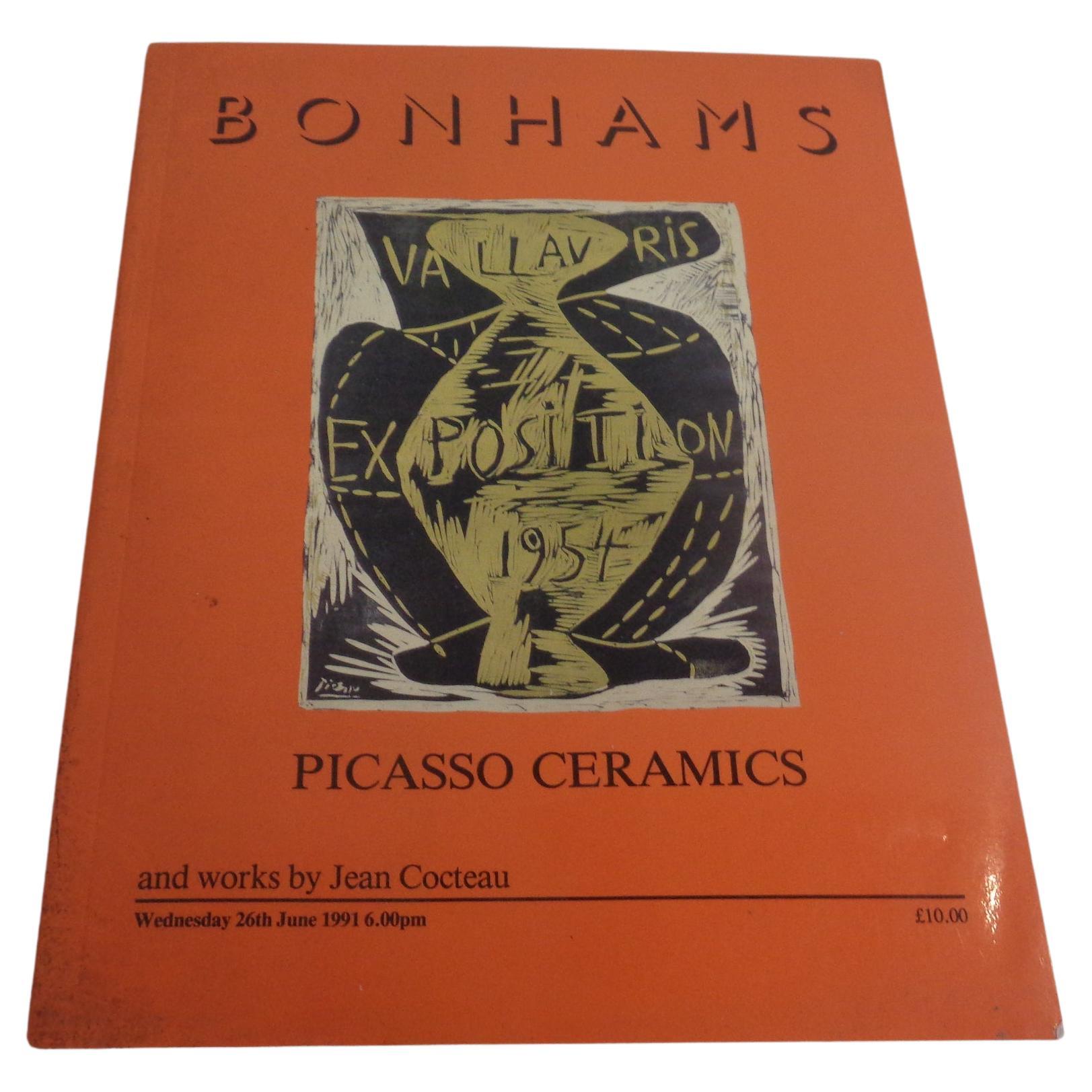 PICASSO CERAMICS and works by Jean Cocteau - 1991 Bonhams, London For Sale 2