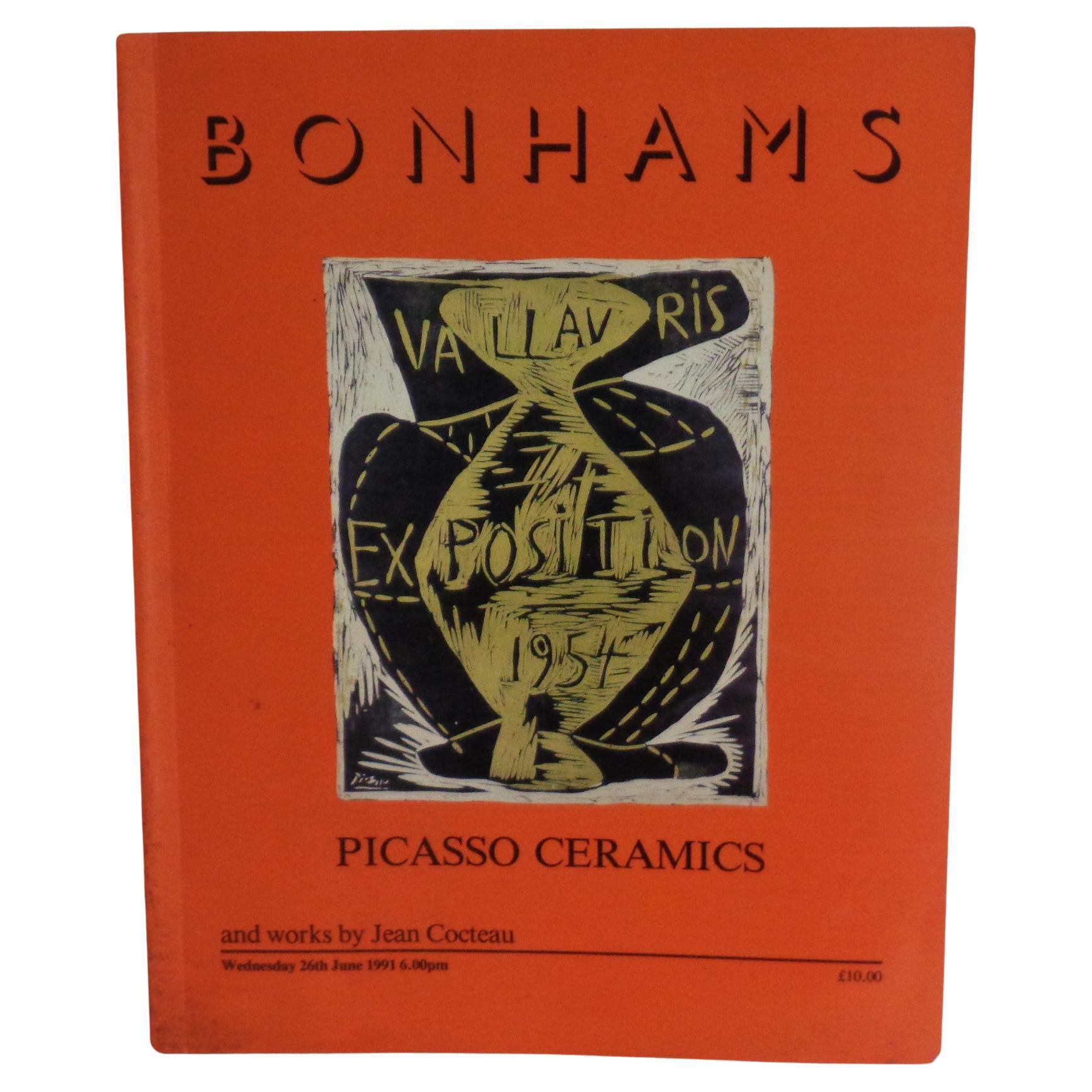 CERAMIQUE PICASSO et œuvres de Jean Cocteau - 1991 Bonhams, Londres en vente