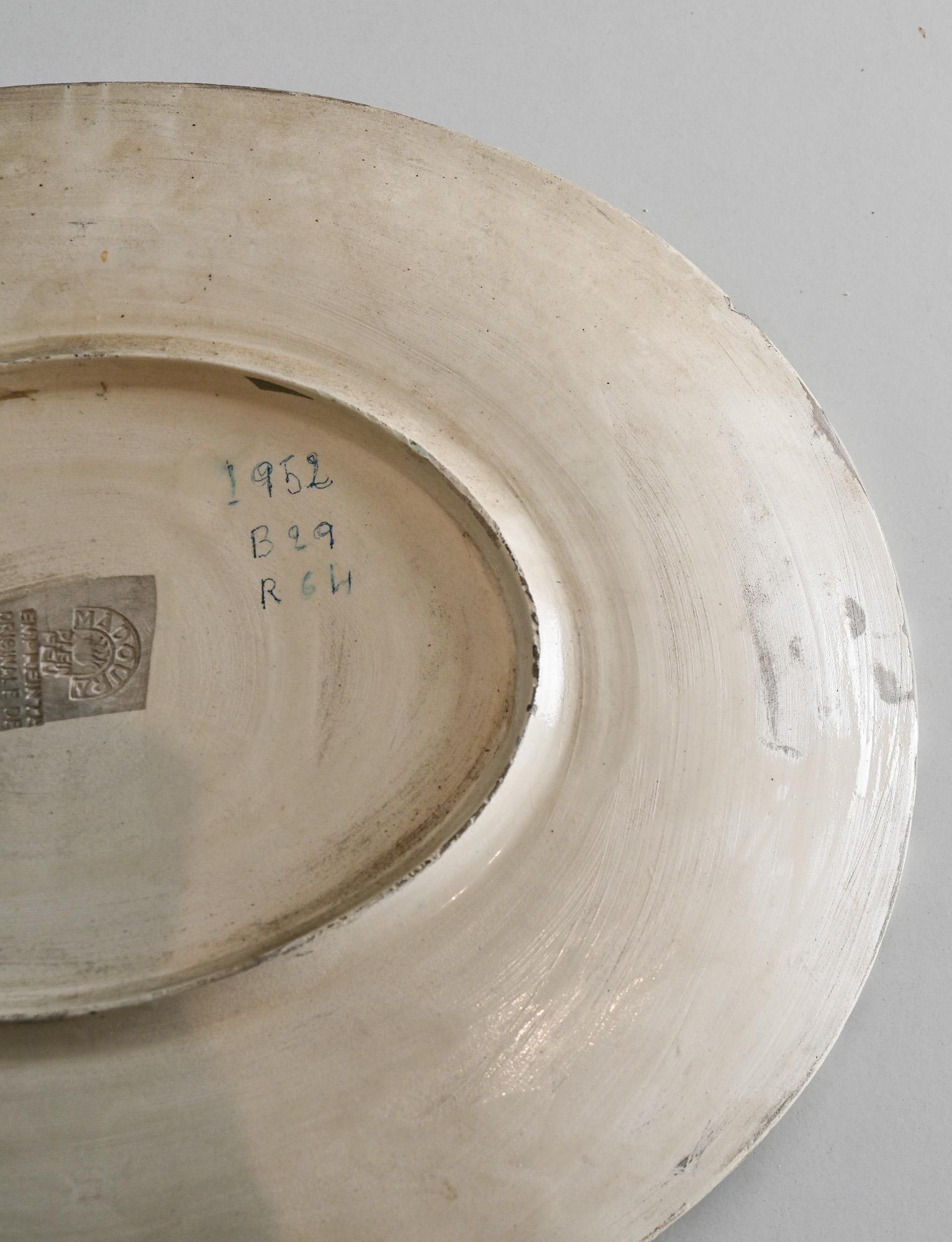 Picasso ceramics for Madoura – Poisson chiné by Pablo Picasso 3
