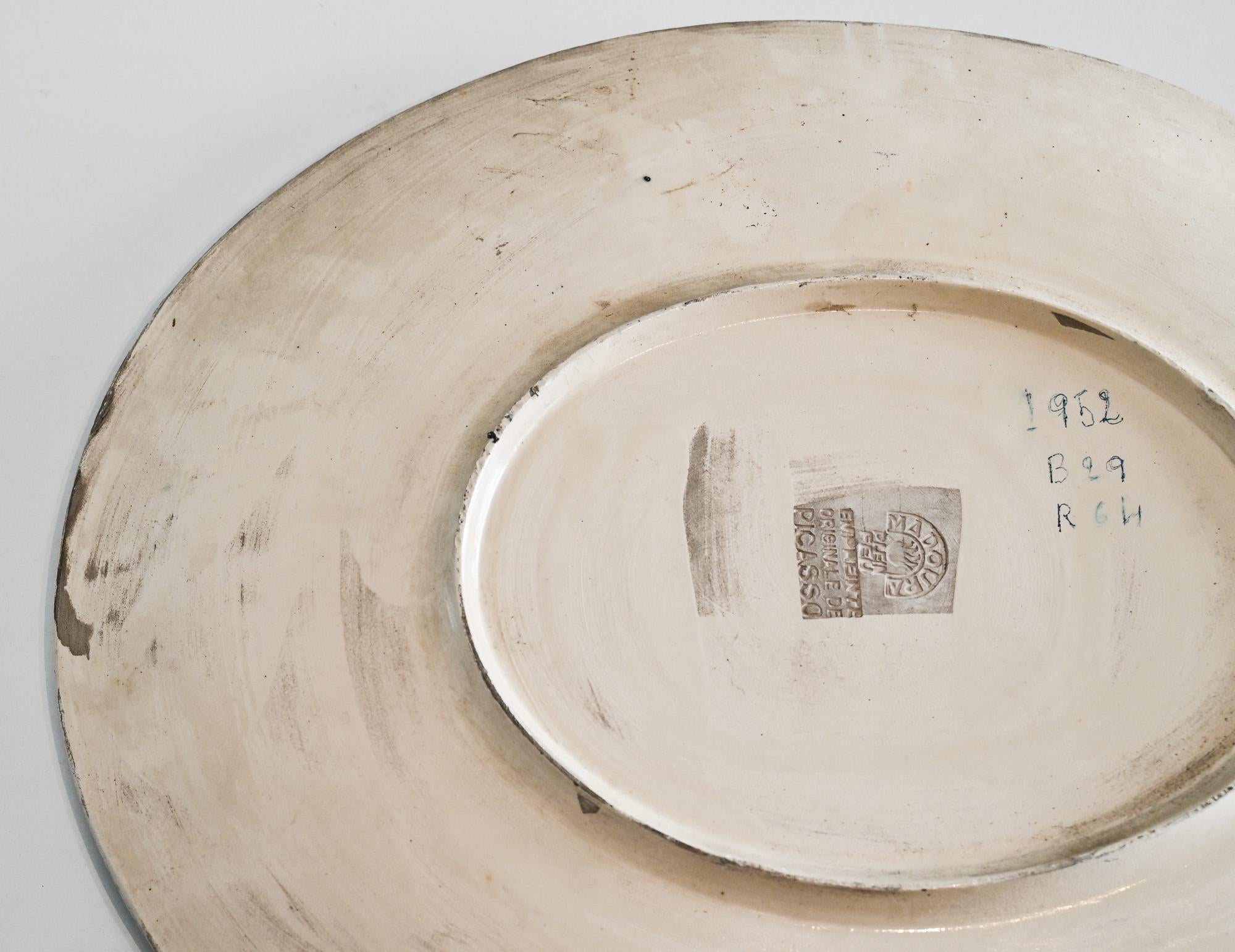 Picasso ceramics for Madoura – Poisson chiné by Pablo Picasso 4