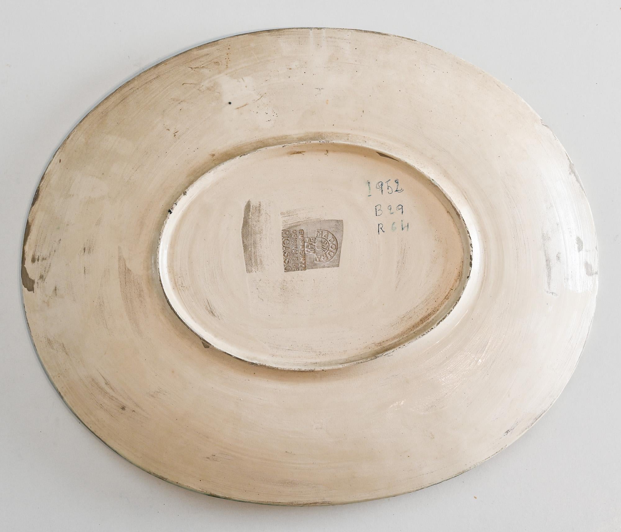 Picasso ceramics for Madoura – Poisson chiné by Pablo Picasso 6