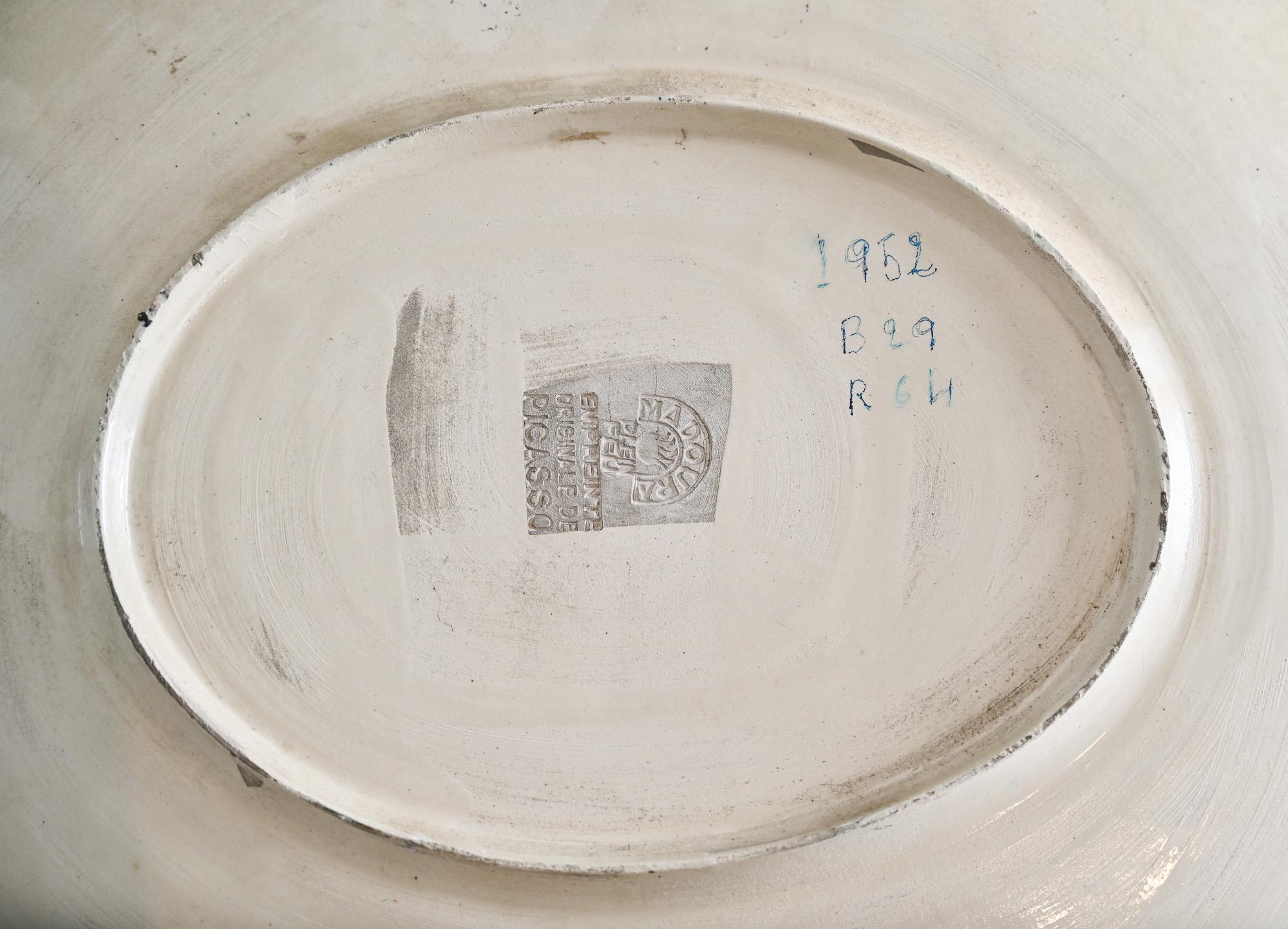 Picasso ceramics for Madoura – Poisson chiné by Pablo Picasso 9