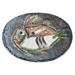 Picasso ceramics for Madoura – Poisson chiné by Pablo Picasso