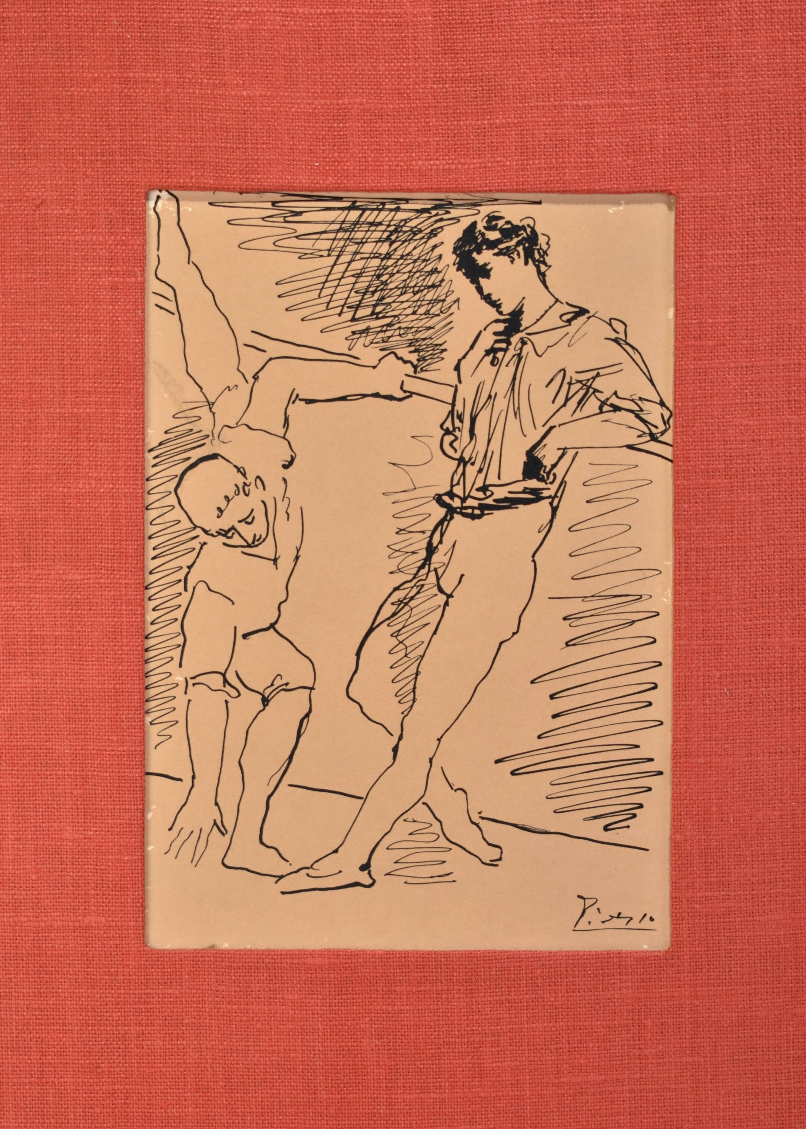 Picasso Dancers, Framed In Fair Condition In Richmond, VA
