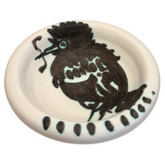 Picasso Edition Madoura "Bird with a worm" Ash-Tray AR172, 1952