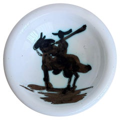 Picasso Edition Madoura Ceramic Ash tray / cup "Picador" 1952