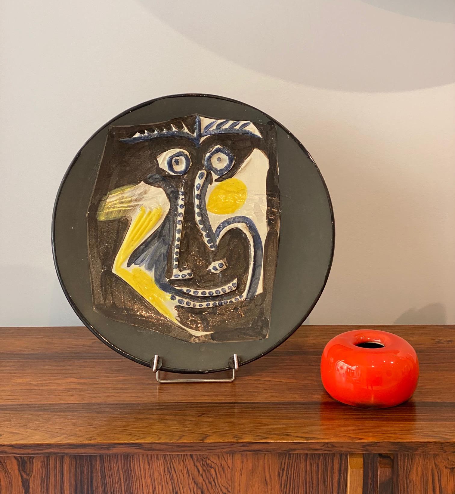 Mid-20th Century Picasso Edition Madoura Ceramic Dish 