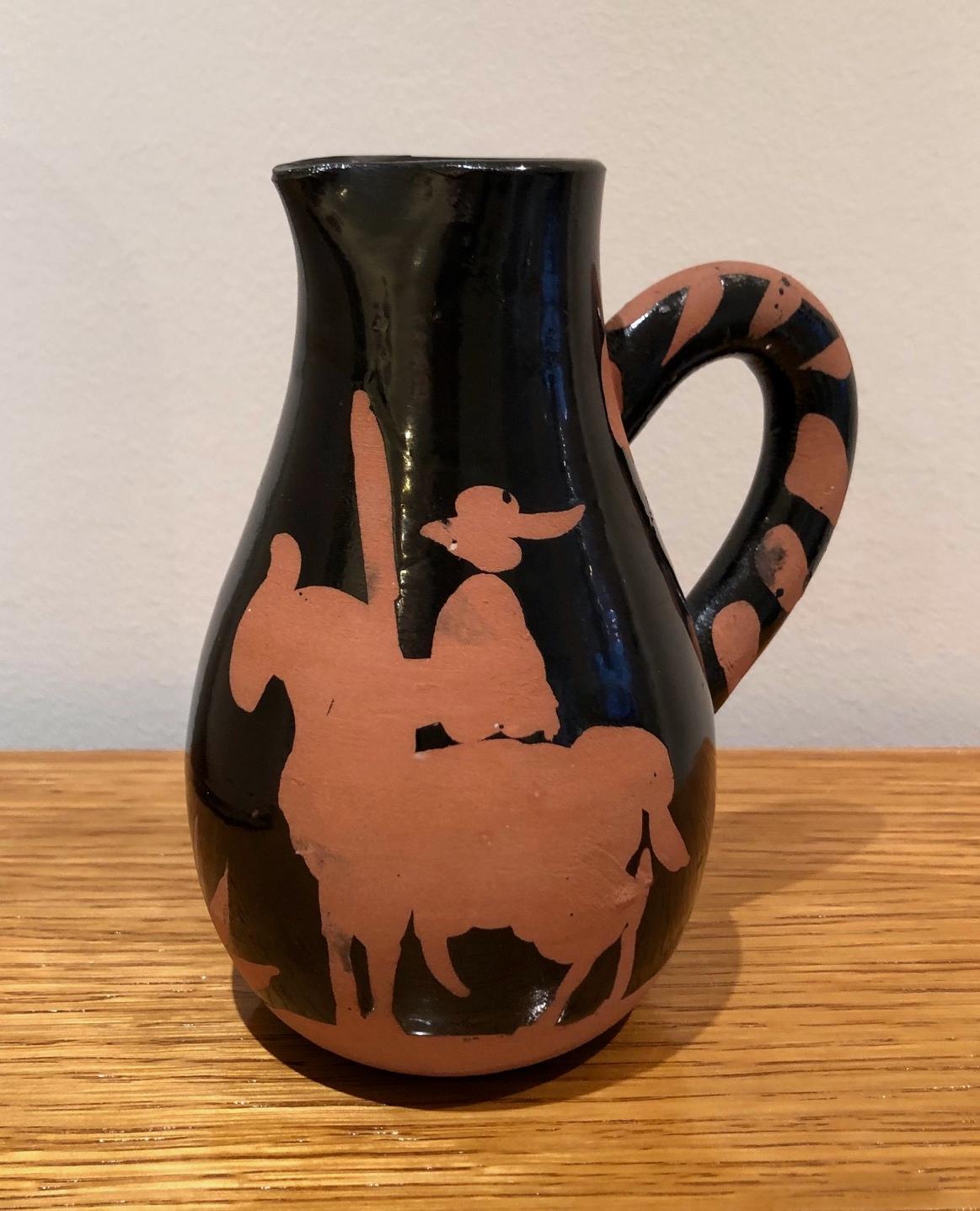 Mid-20th Century Picasso Edition Madoura Picador Pitcher, 1952