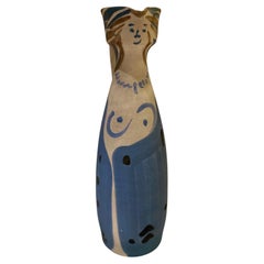 Pablo Picasso Edition Madoura Vase  pitcher "Woman "  1955