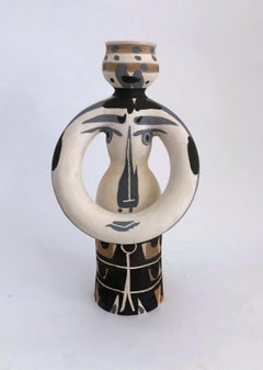 Picasso Edition Madoura Vase "Woman lamp", 1955