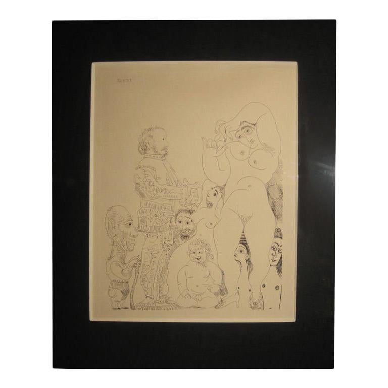 Picasso Etching For Sale