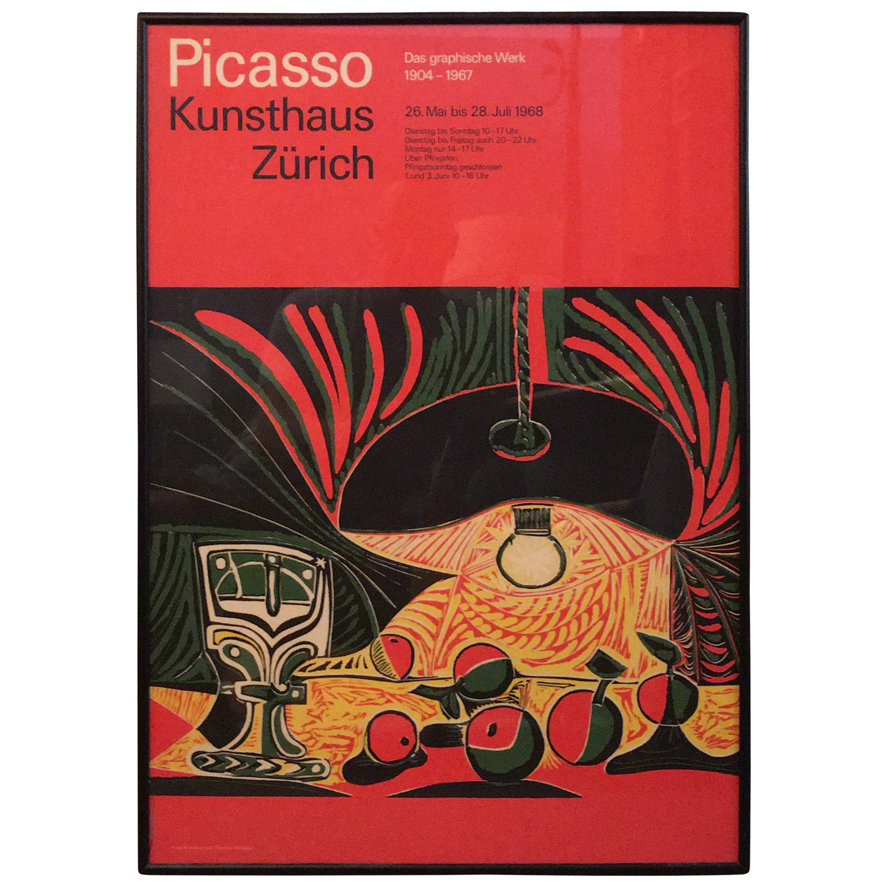 Picasso Exhibition Poster 1968