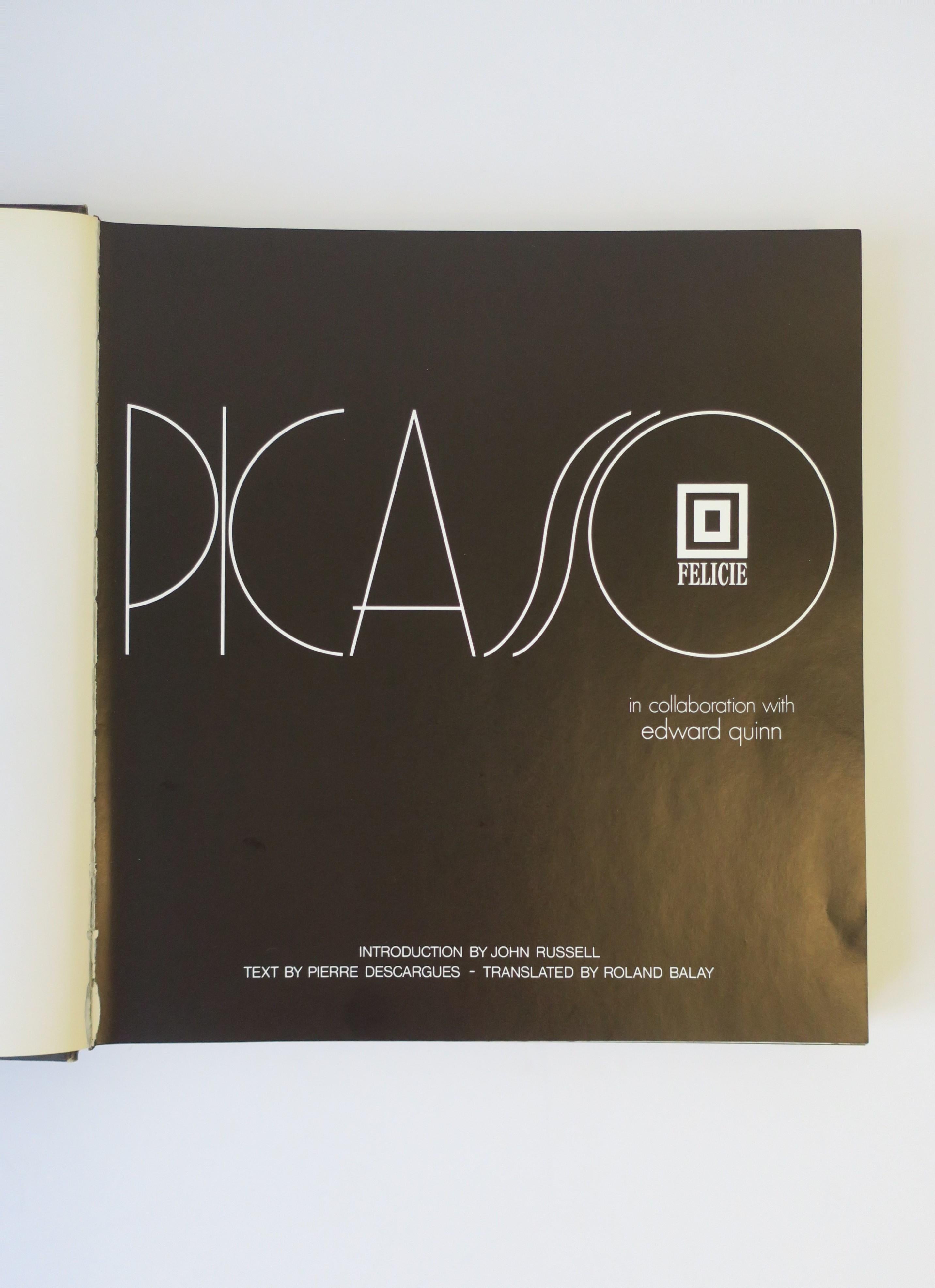 '70s Picasso Gold Art Coffee Table or Library Book In Good Condition In New York, NY
