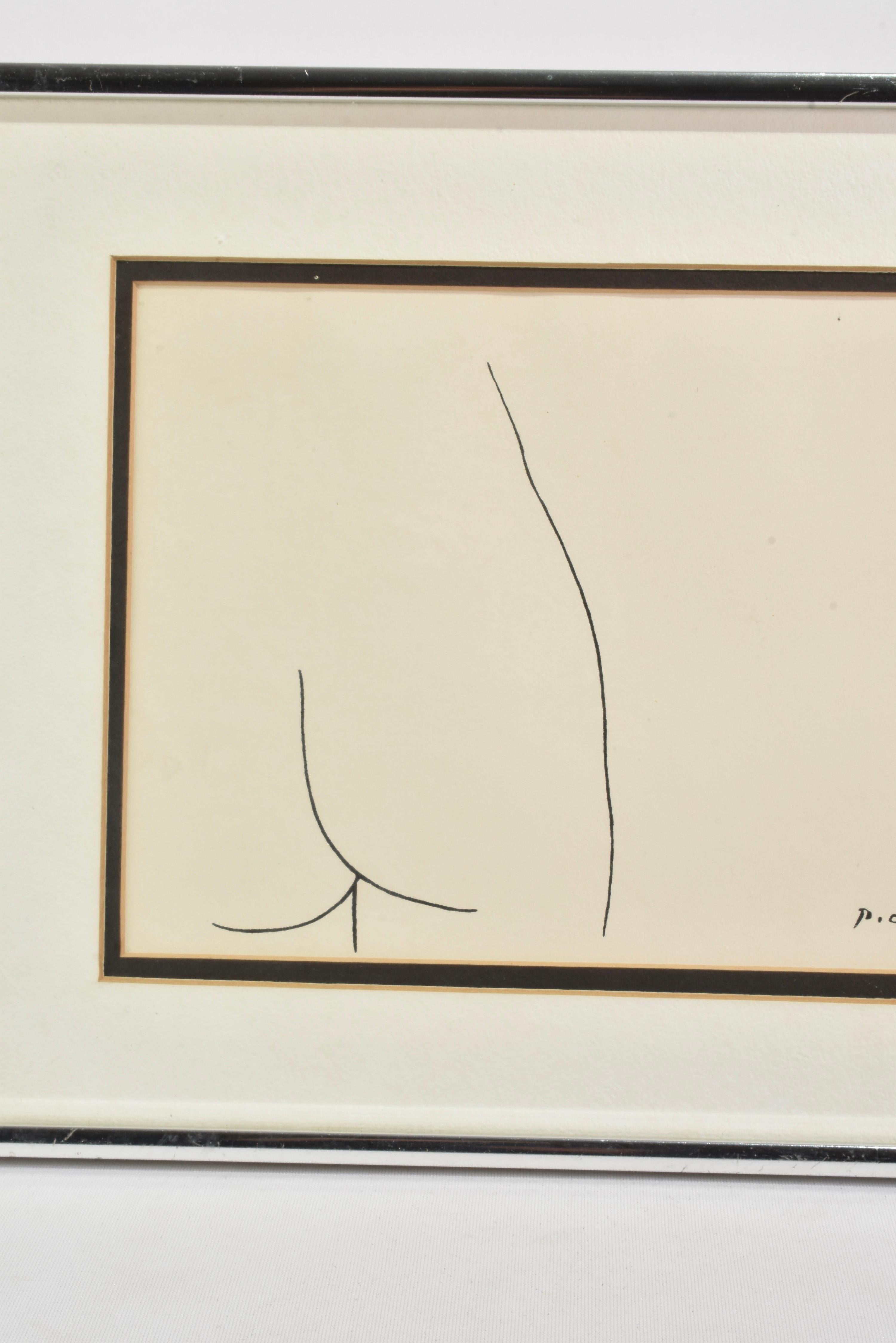 Picasso, Gerahmter Druck (20. Jahrhundert)