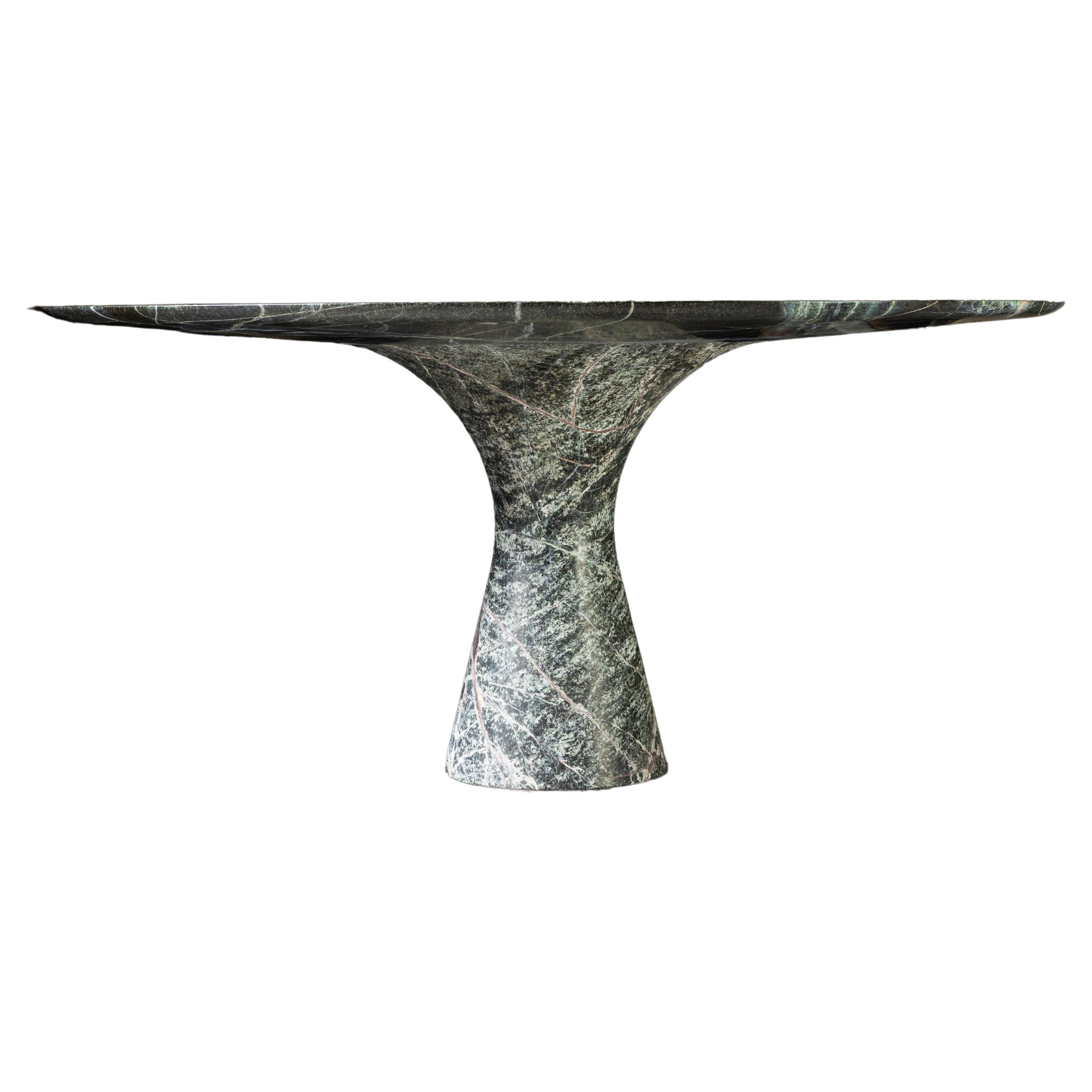 Picasso Green Refined Contemporary Marble Dining Table 250/75 For Sale