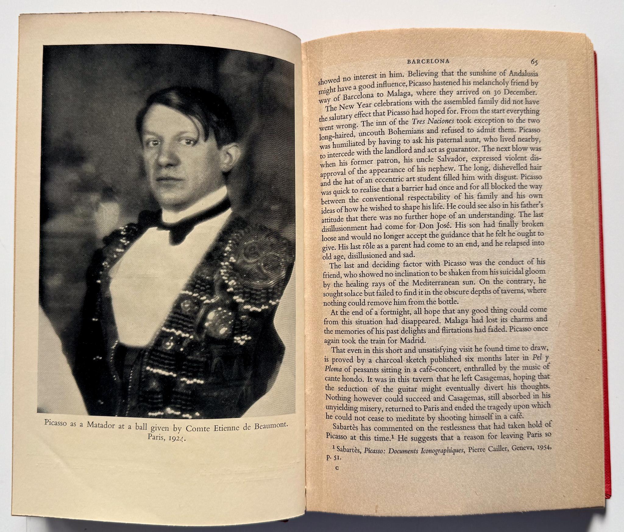 Paper Picasso: His Life and Work (with an Inscription and Drawing by Roland Penrose) For Sale