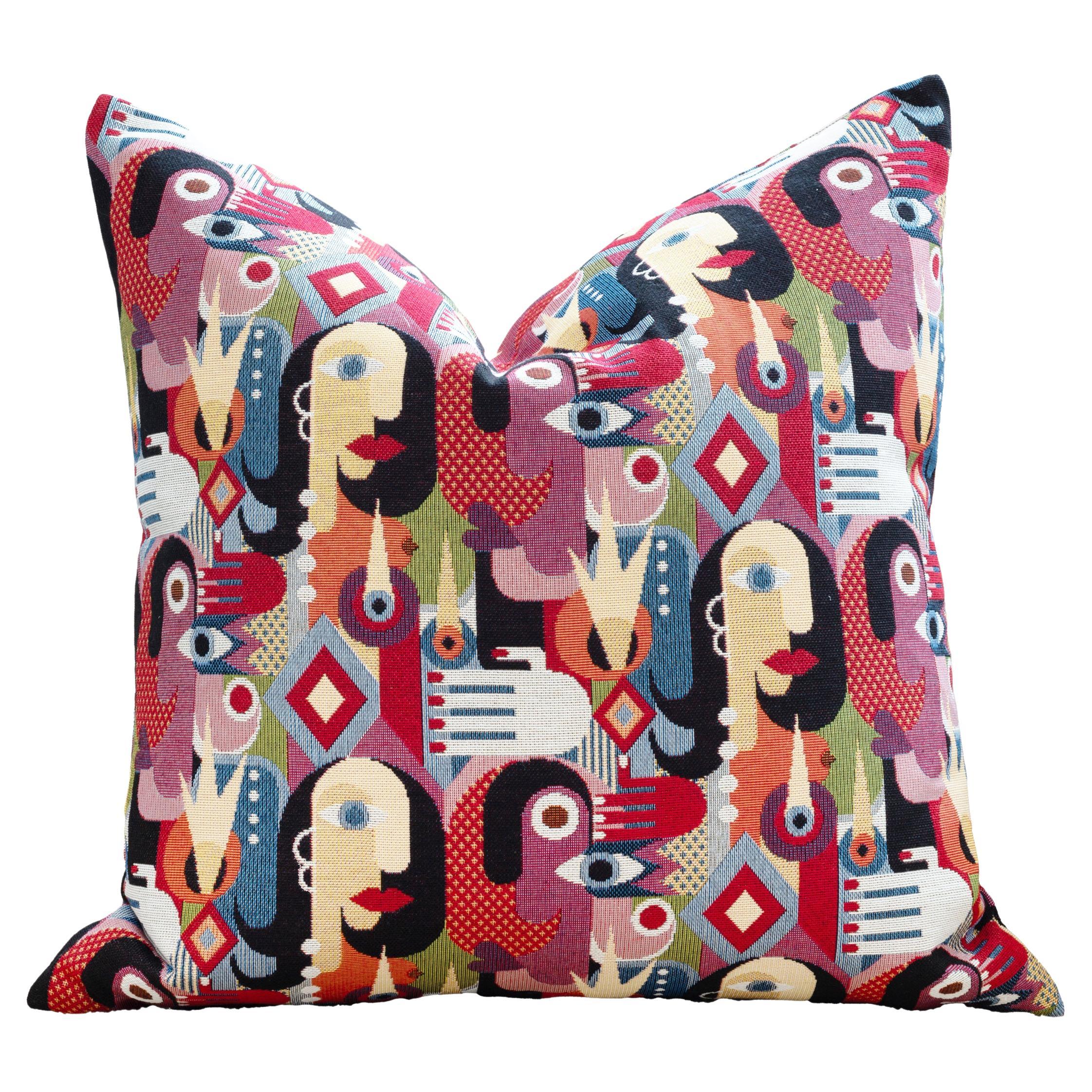 Picasso Inspired Throw Pillows by Nicholas Wolfe