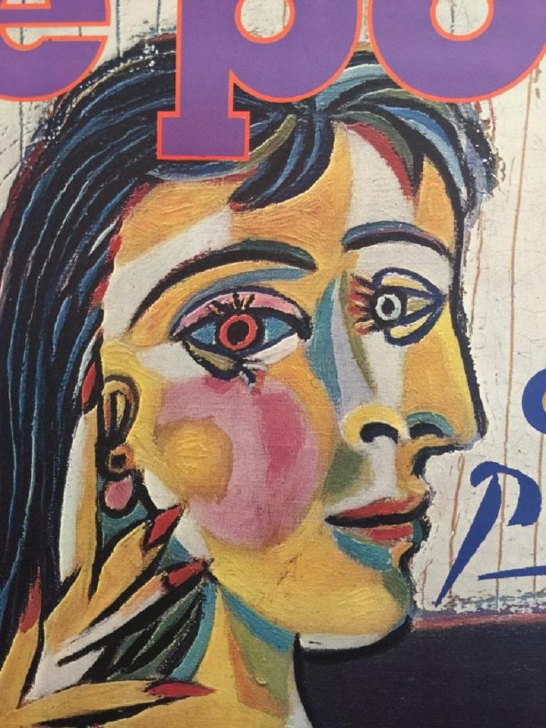 Late 20th Century Picasso ‘Le Point’ Original Vintage Poster- Pablo Picasso Le Point Magazine