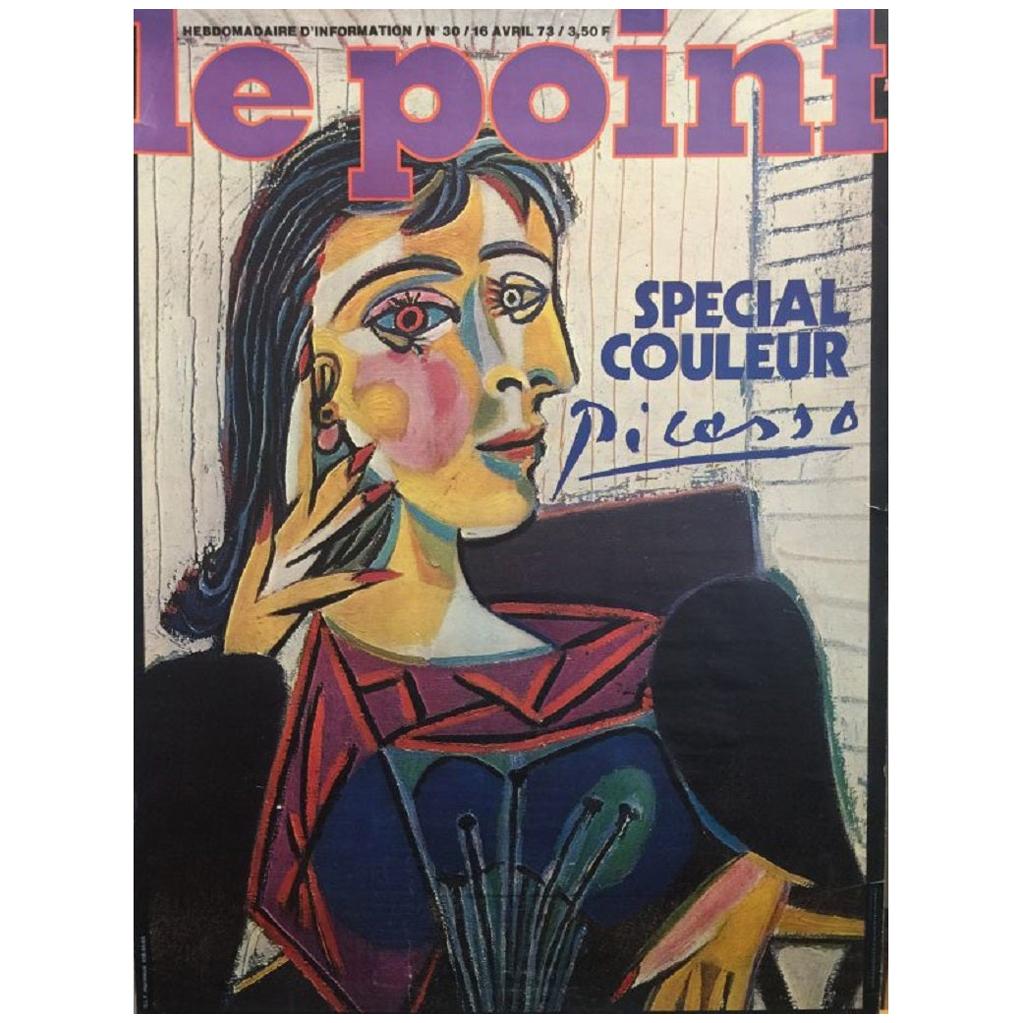 Picasso ‘Le Point’ Original Vintage Poster- Pablo Picasso Le Point Magazine