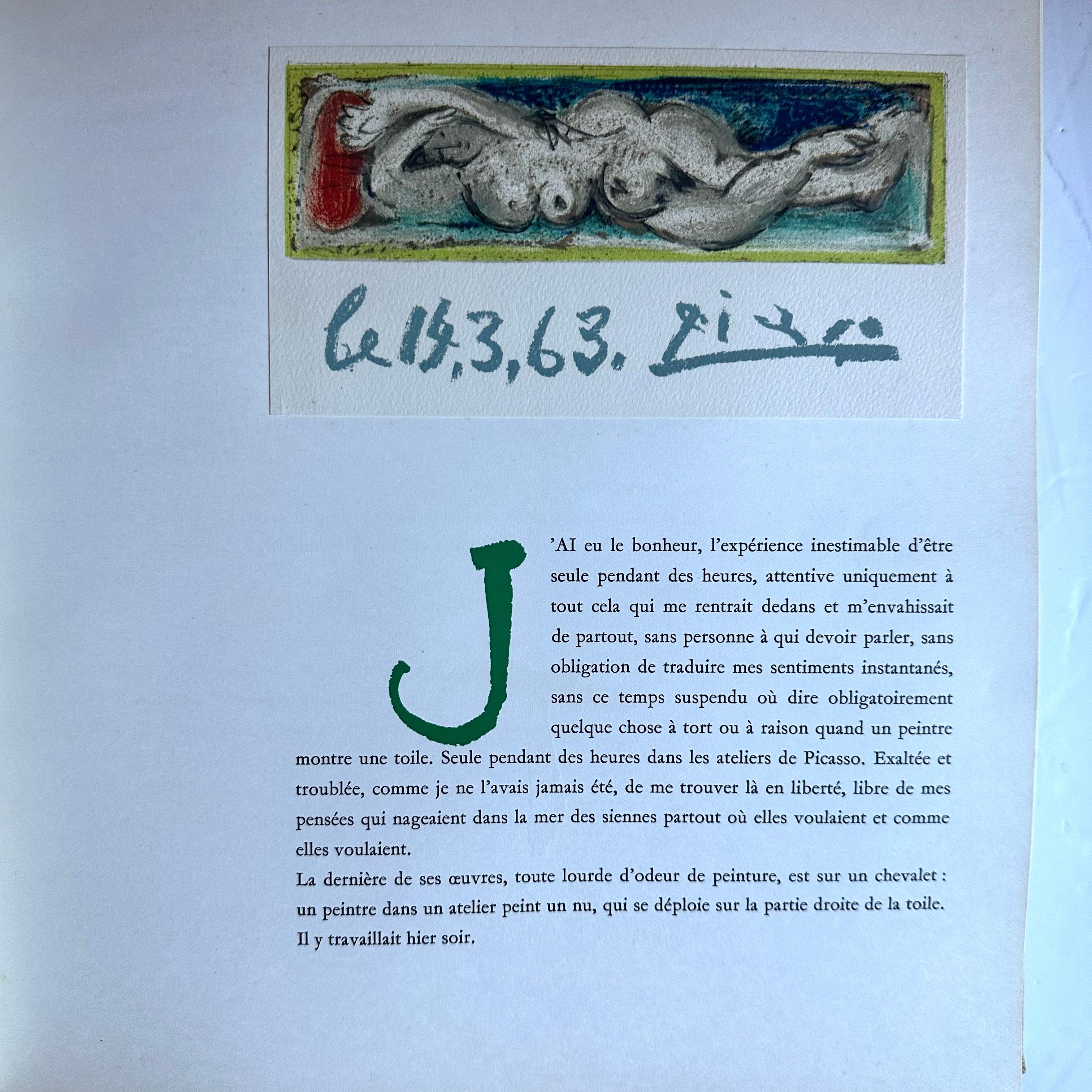 Published by Éditions Cercle d’Art, 1st edition, Paris 1964. Hardback with French text.

This scarce catalogue of Picasso’s oeuvre is like an imaginary museum plentiful of paintings, sculptures, and other papier-mâché works made by Picasso during