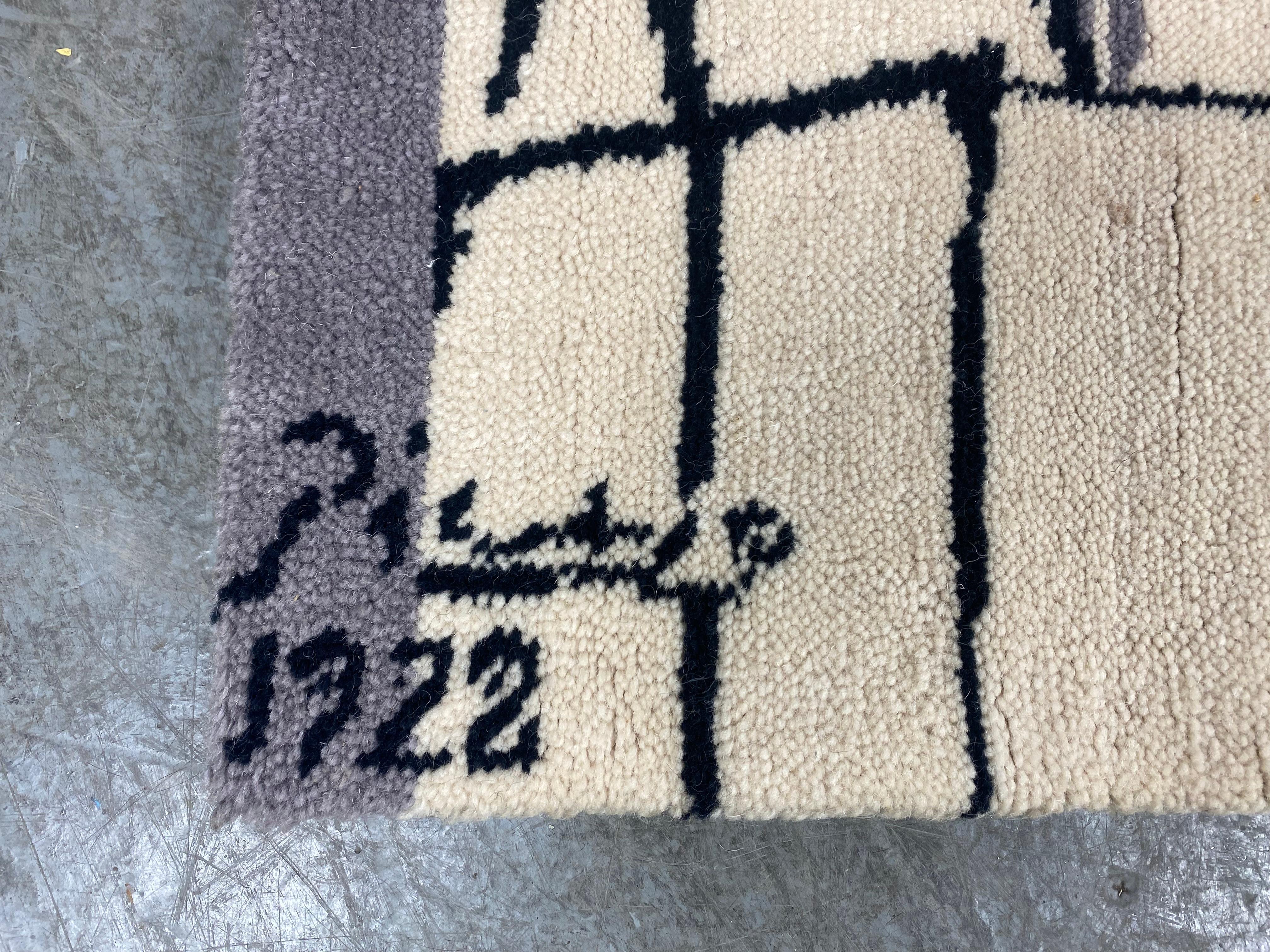 Picasso Limited Edition Artist Rug/Wall hanging by Desso, Netherlands, 1996 In Excellent Condition For Sale In Buffalo, NY