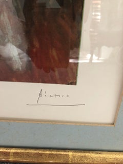 PICASSO Lithograph "La Danseuse Naine Dwarf Dancer"