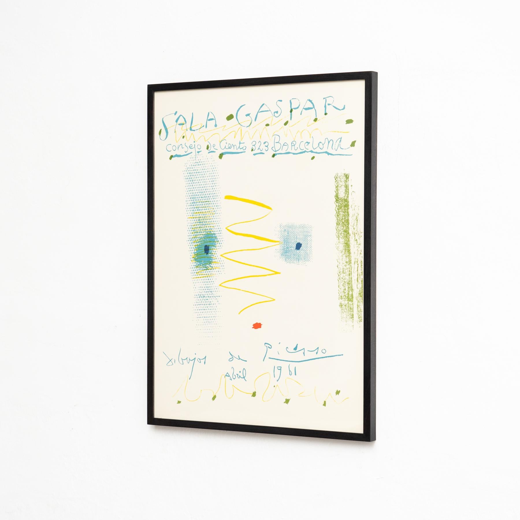 Picasso Lithographieplakat – „Dibujos de Picasso“ – Limitierte Auflage, 1961 (Moderne der Mitte des Jahrhunderts) im Angebot