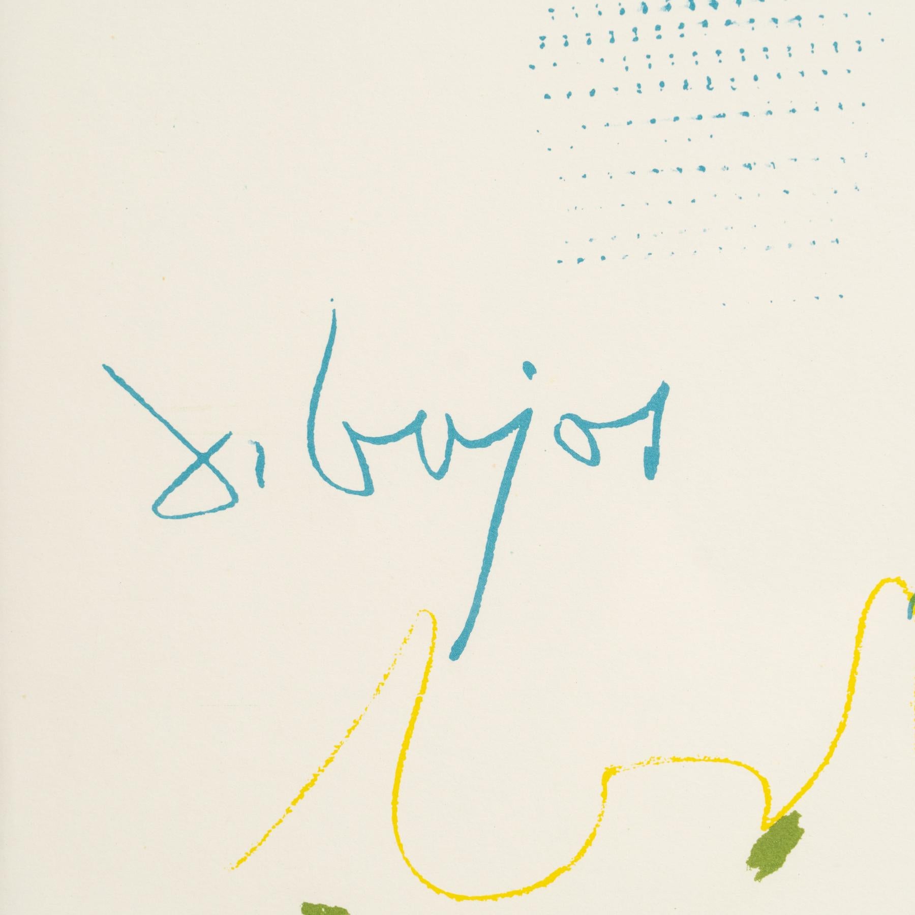 Picasso Lithographieplakat – „Dibujos de Picasso“ – Limitierte Auflage, 1961 im Angebot 1