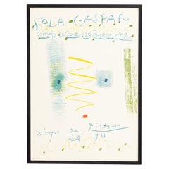 Affiche lithographique «ibujos de Picasso », édition limitée, 1961