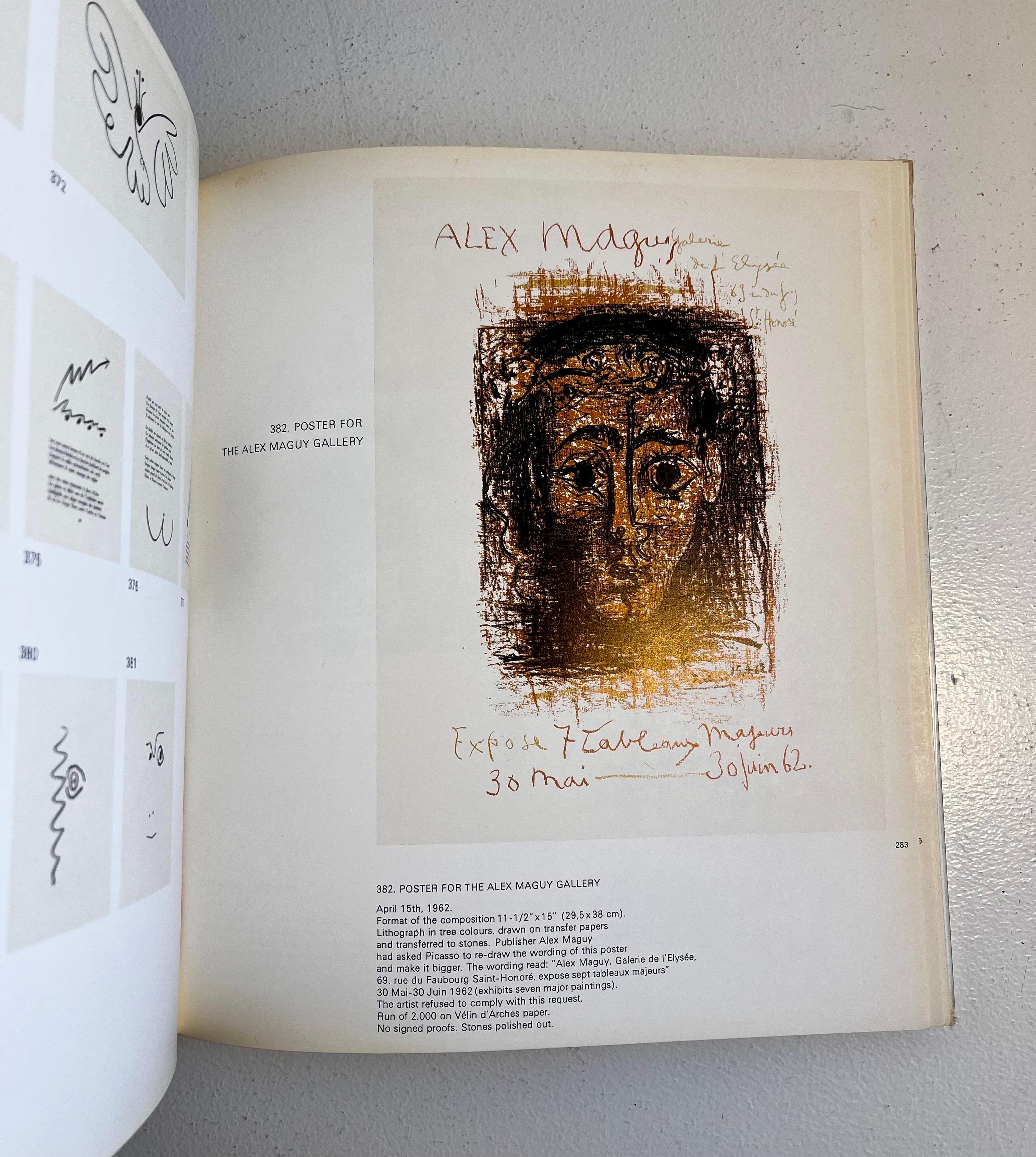Lithographies de Picasso, Catalog Raisonnee, 1970 en vente 1
