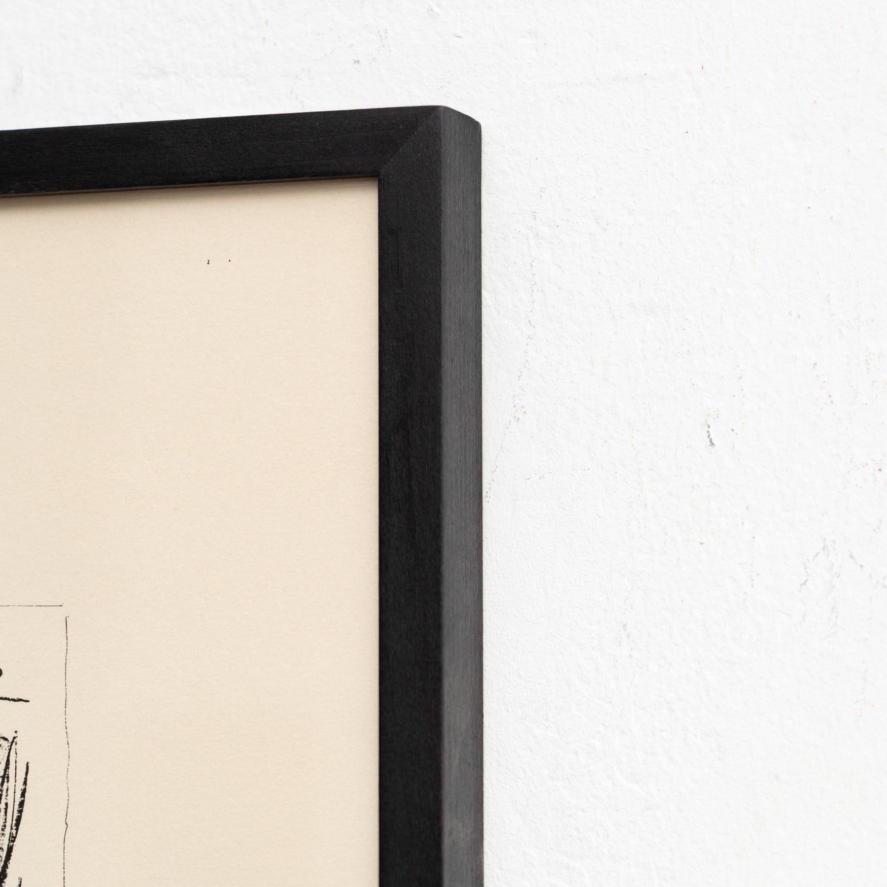 Picasso Lithografie, „Asturias“, 1963 im Angebot 3