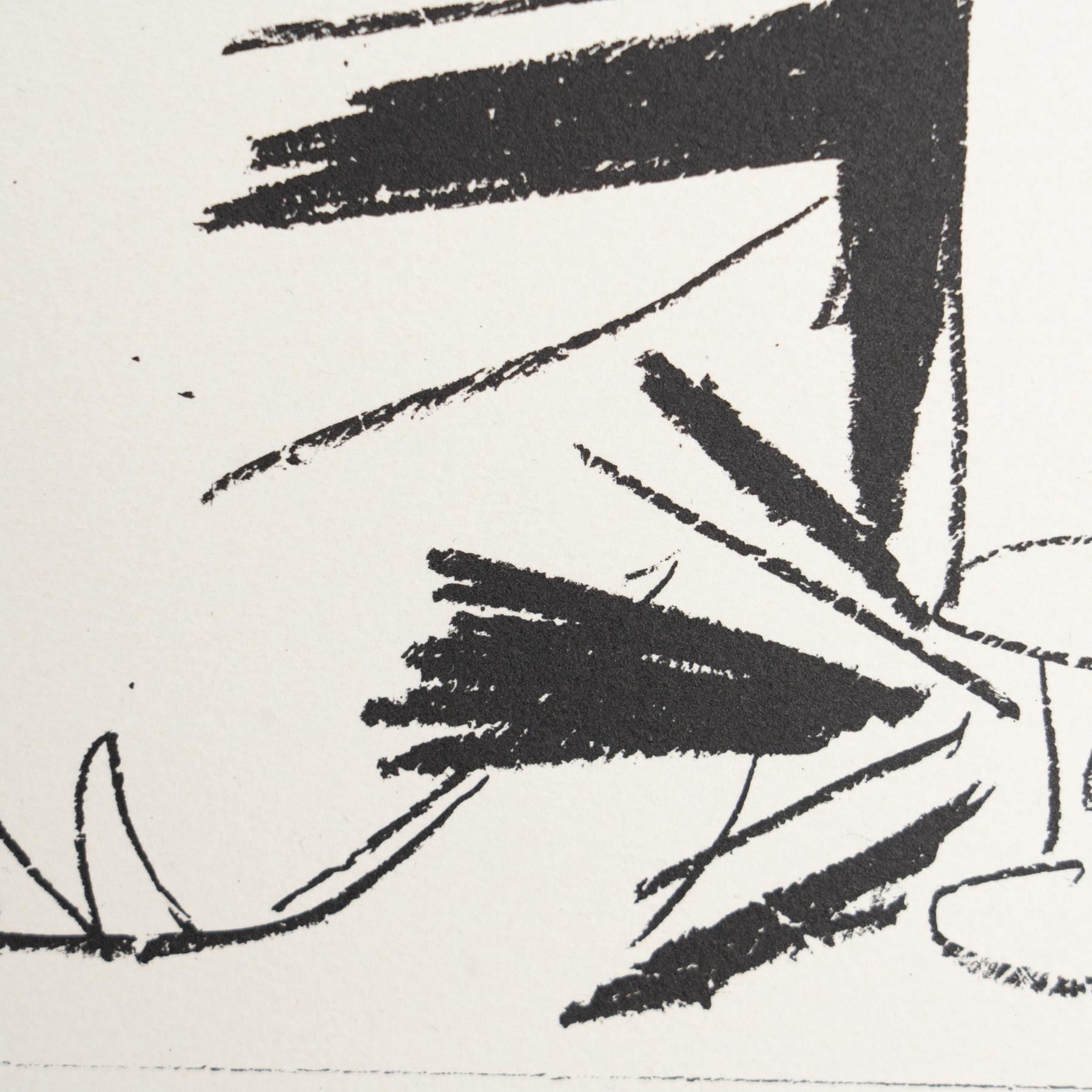 Paper Picasso Lithography, 'Asturias', 1963