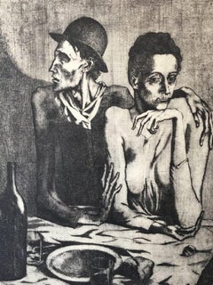 "PICASSO l'œuvre gravé" 1955 Original Vintage Poster