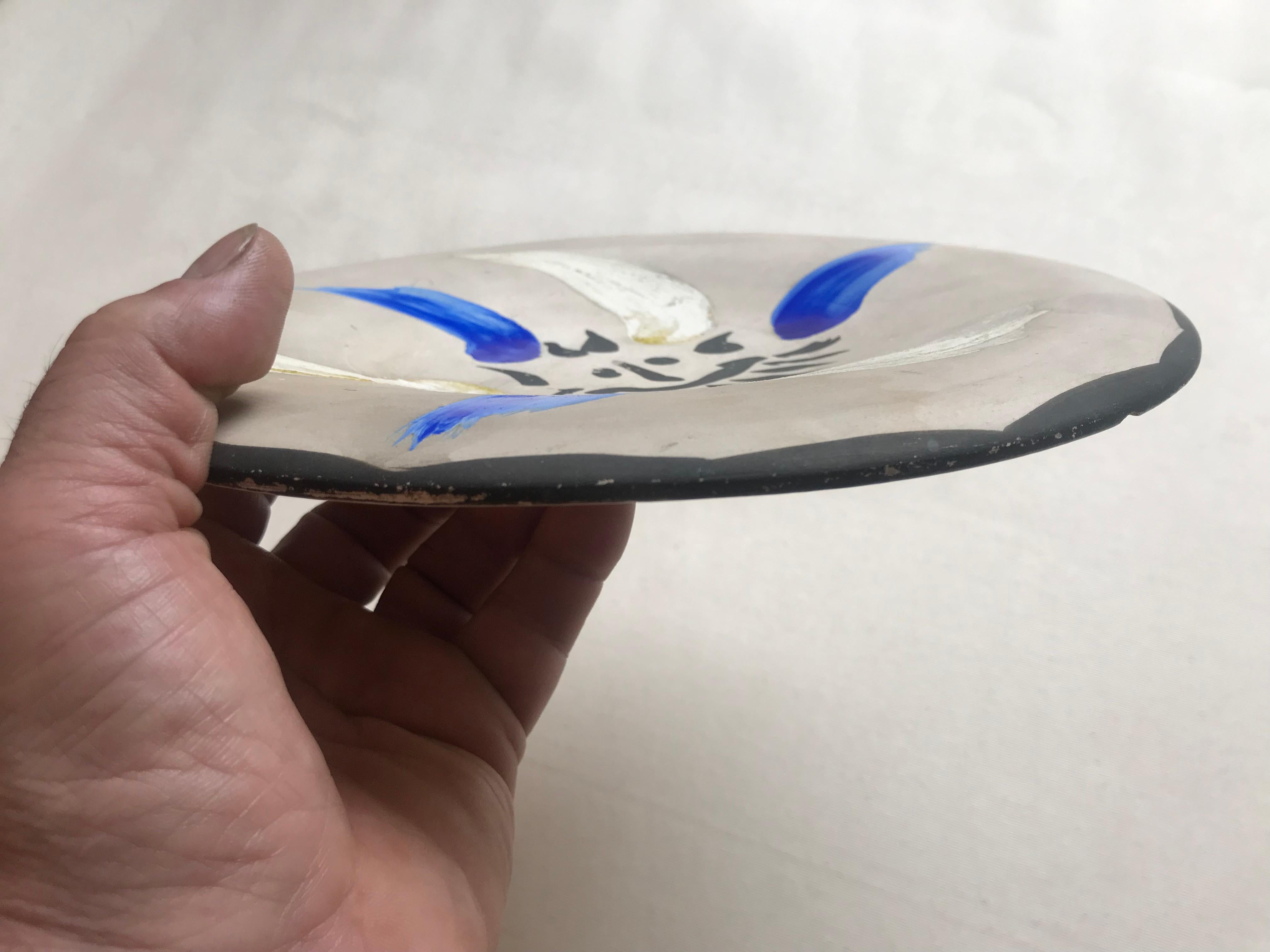 Ceramic Plate Picasso Madoura  In Good Condition For Sale In Los Angeles, CA