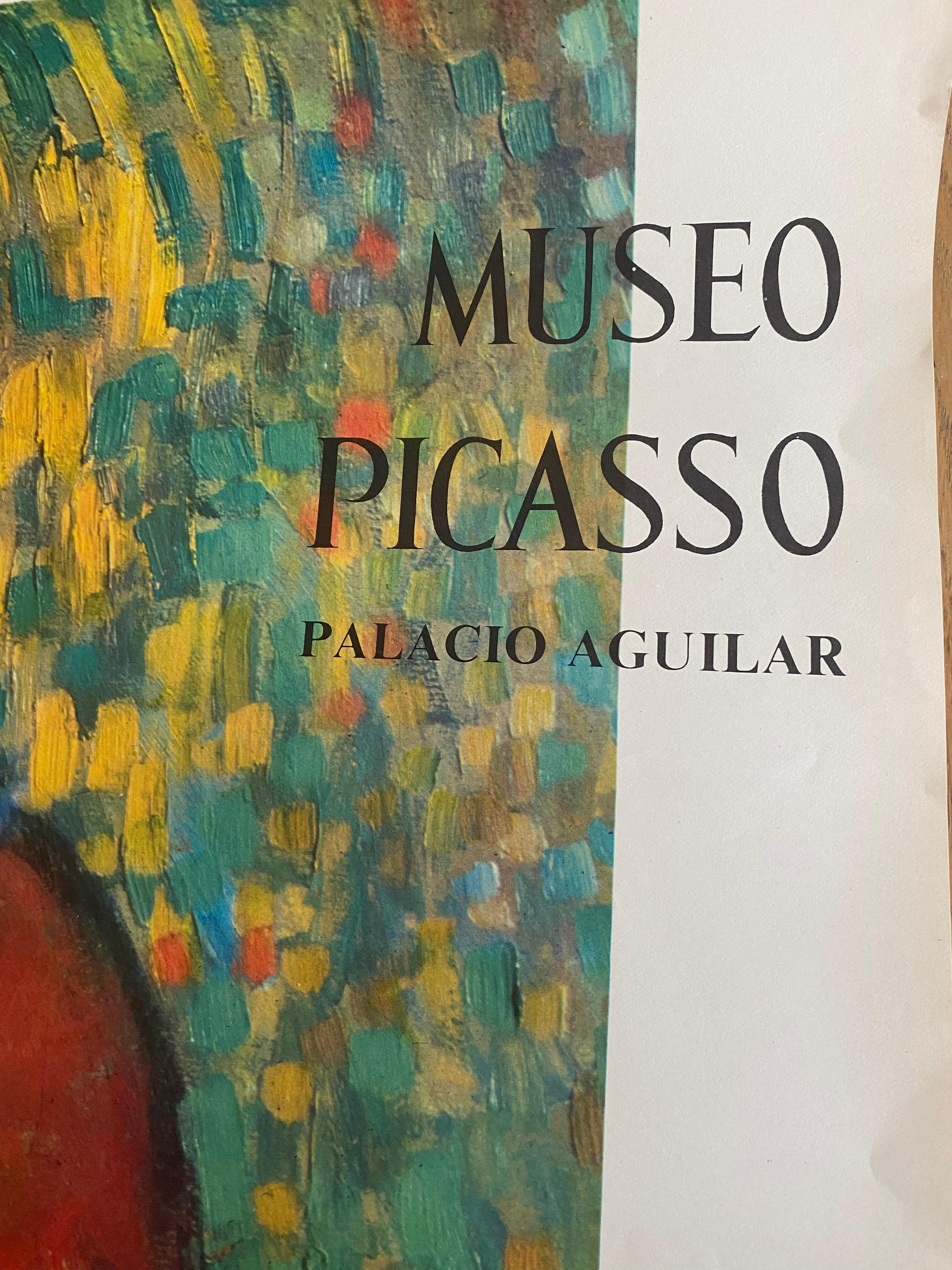 Musée Picasso Barcelone Affiche pfotolithographique 1966 Bon état - En vente à Waddinxveen, ZH