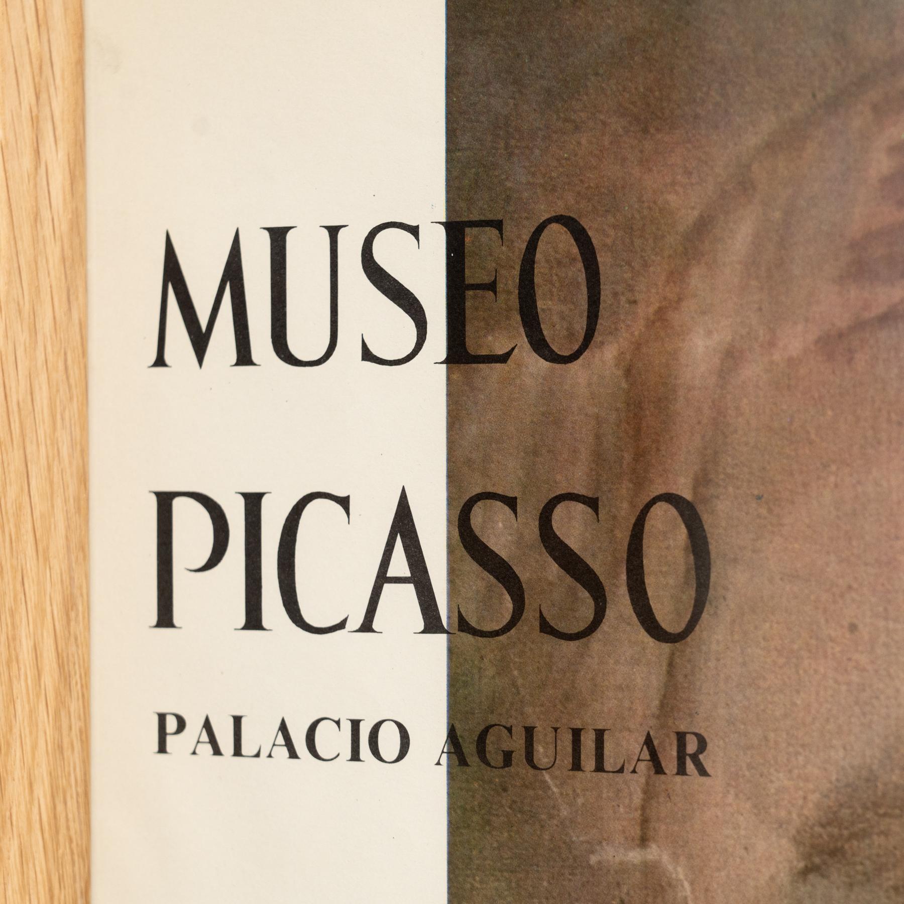Paper Picasso Museum Poster of Madamme Canals by Pablo Picasso, circa 1966. For Sale